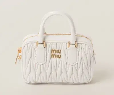 Miu Miu Arcadie Matelassé nappa leather mini-bag - Image 1
