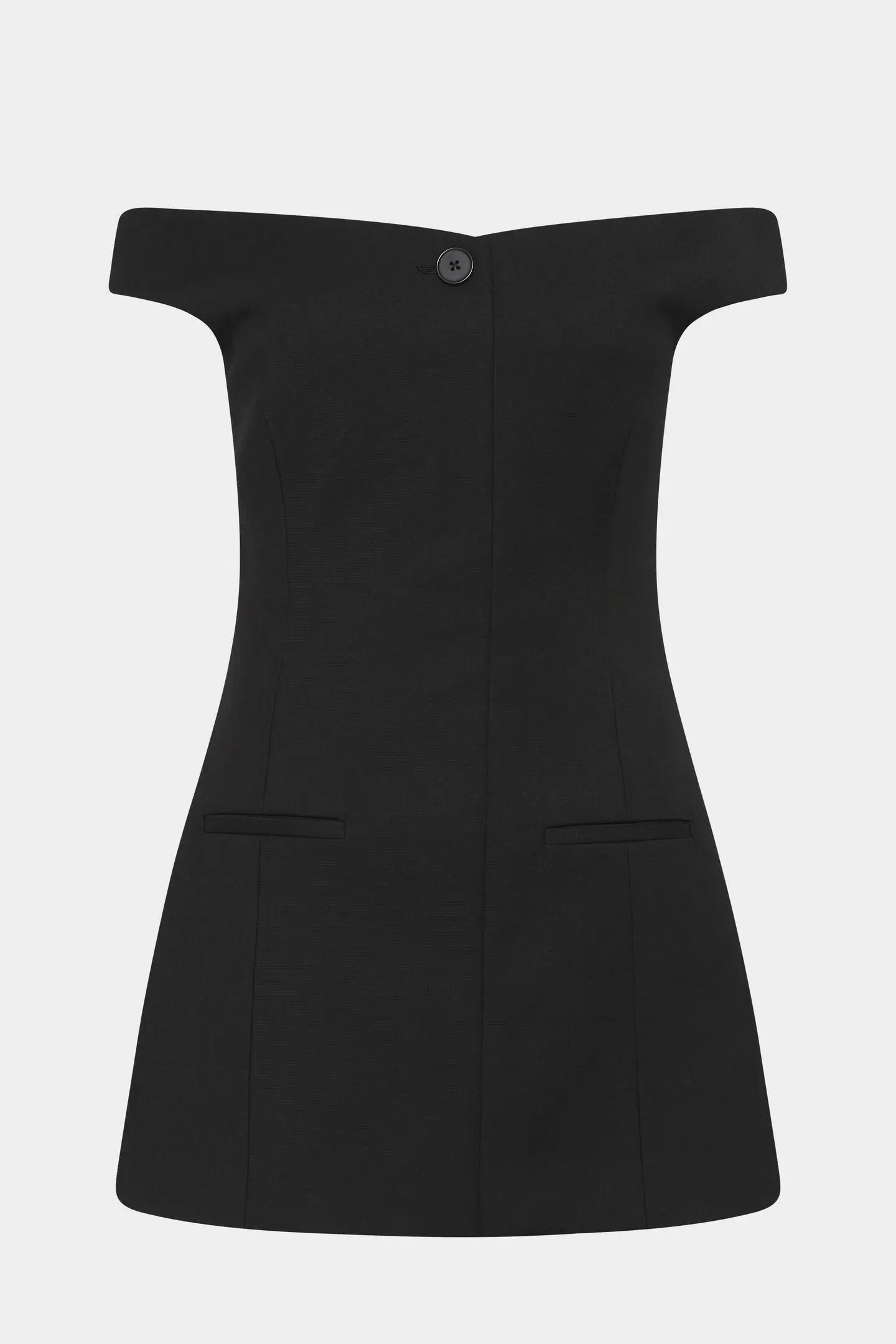 Sir The Label Sandrine Off Shoulder Mini Dress Black Size 6 - Image 4