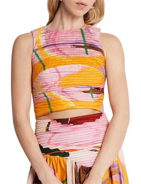 Aje Palette Ruched Top Expression Size 8  - Image 5
