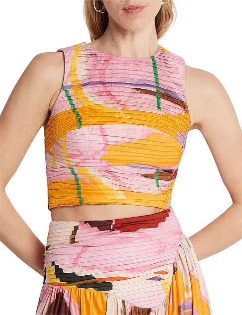 Aje Palette Ruched Top Expression Size 8  - Image 2