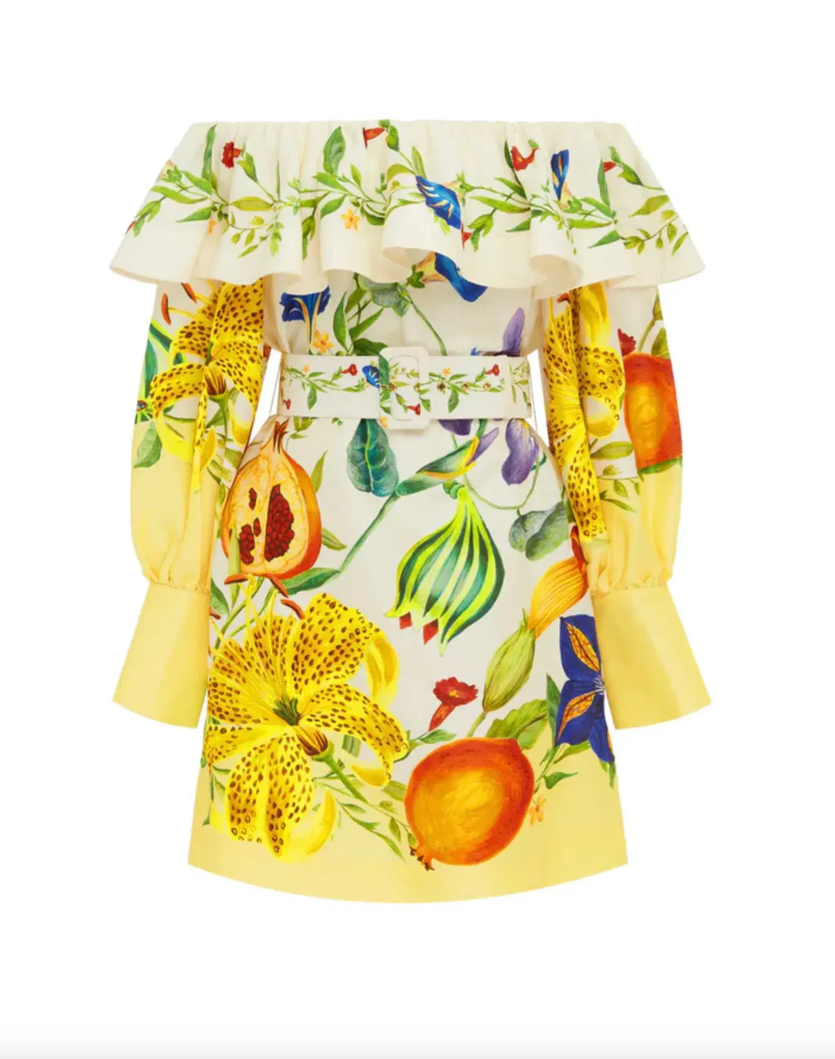 Alémais Flores Mini Dress Multi Size 12  - Image 5