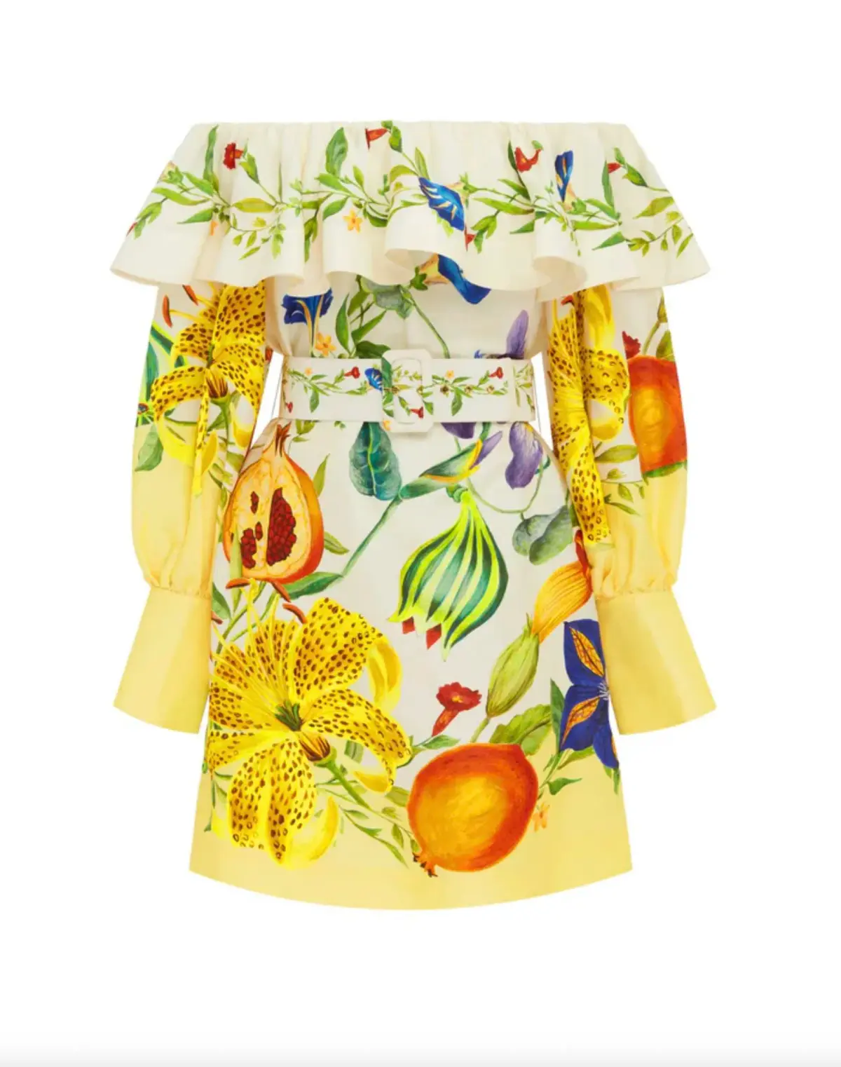 Alémais Flores Mini Dress Multi Size 14 - Image 5