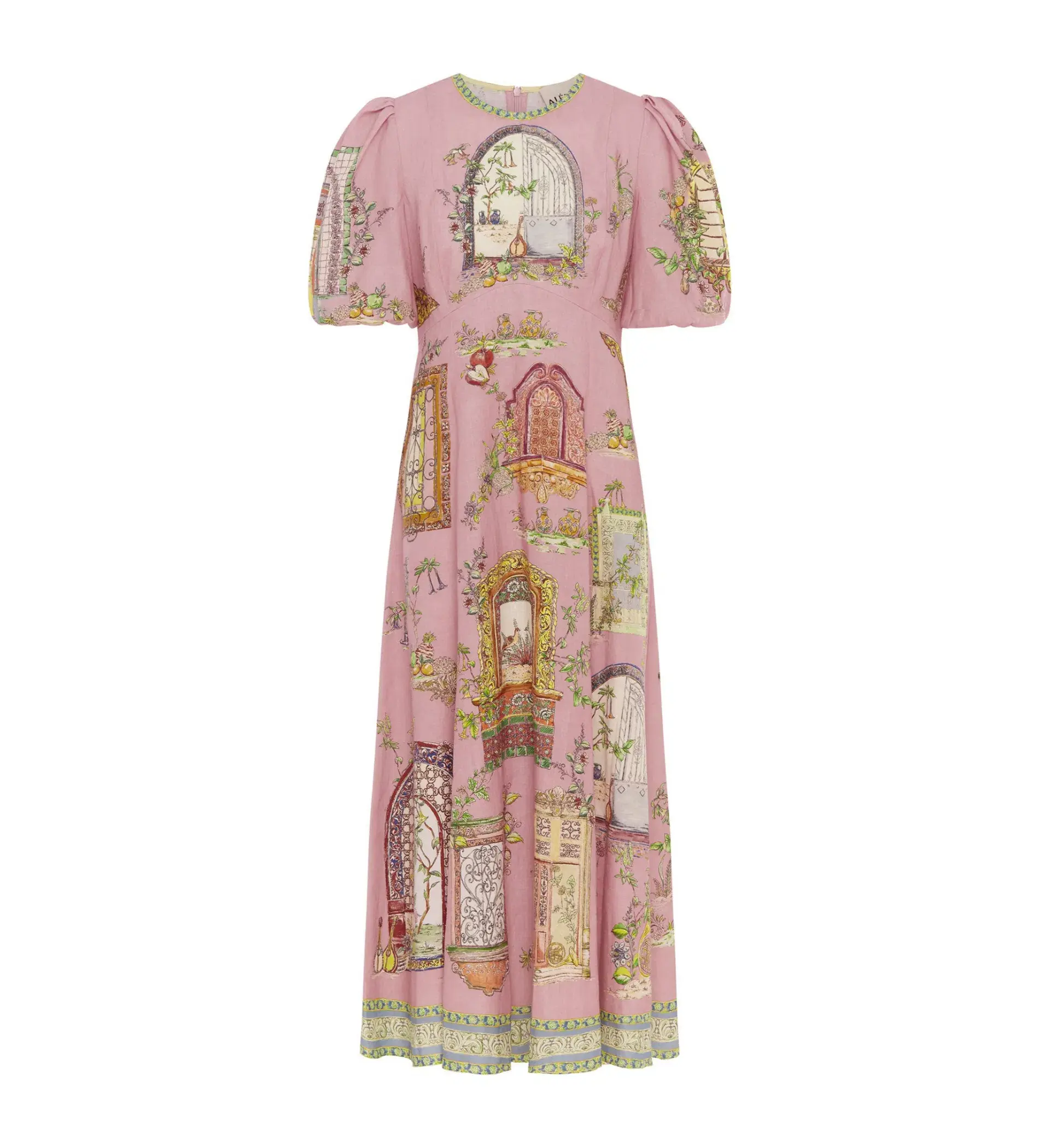 Alémais Monte Midi Dress Pink  Size 16 - Image 3