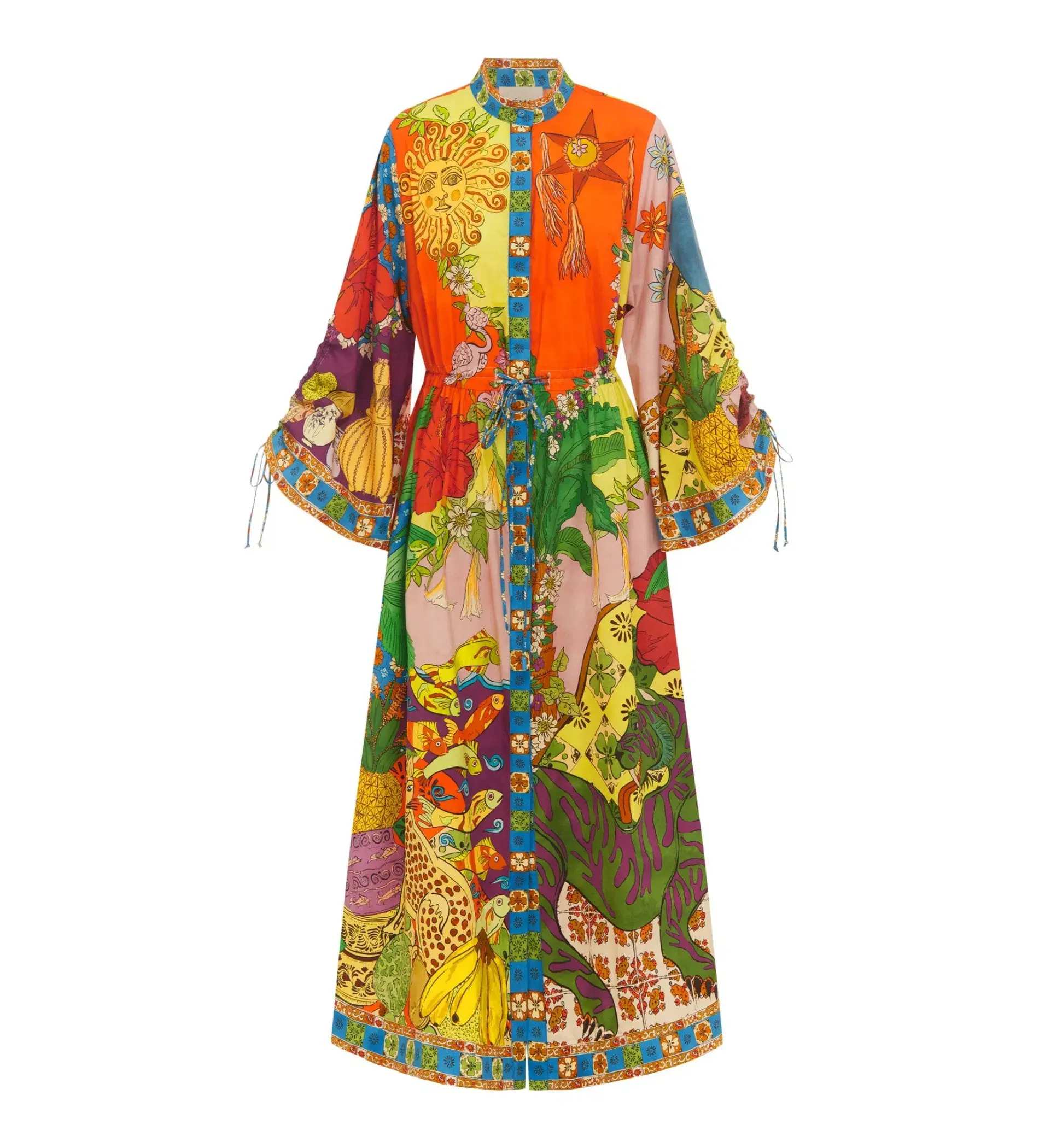 Alémais Tiger Shirtdress Multi Size 16 - Image 3