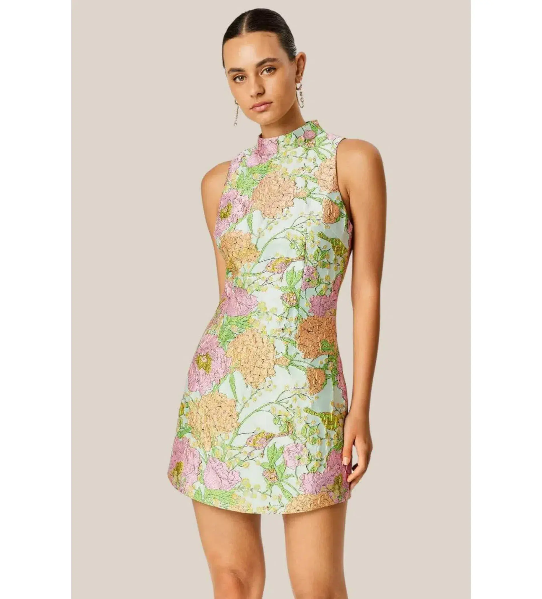 Elliatt The Sunbeam Mini Dress Floral Size AU 14 - Image 2