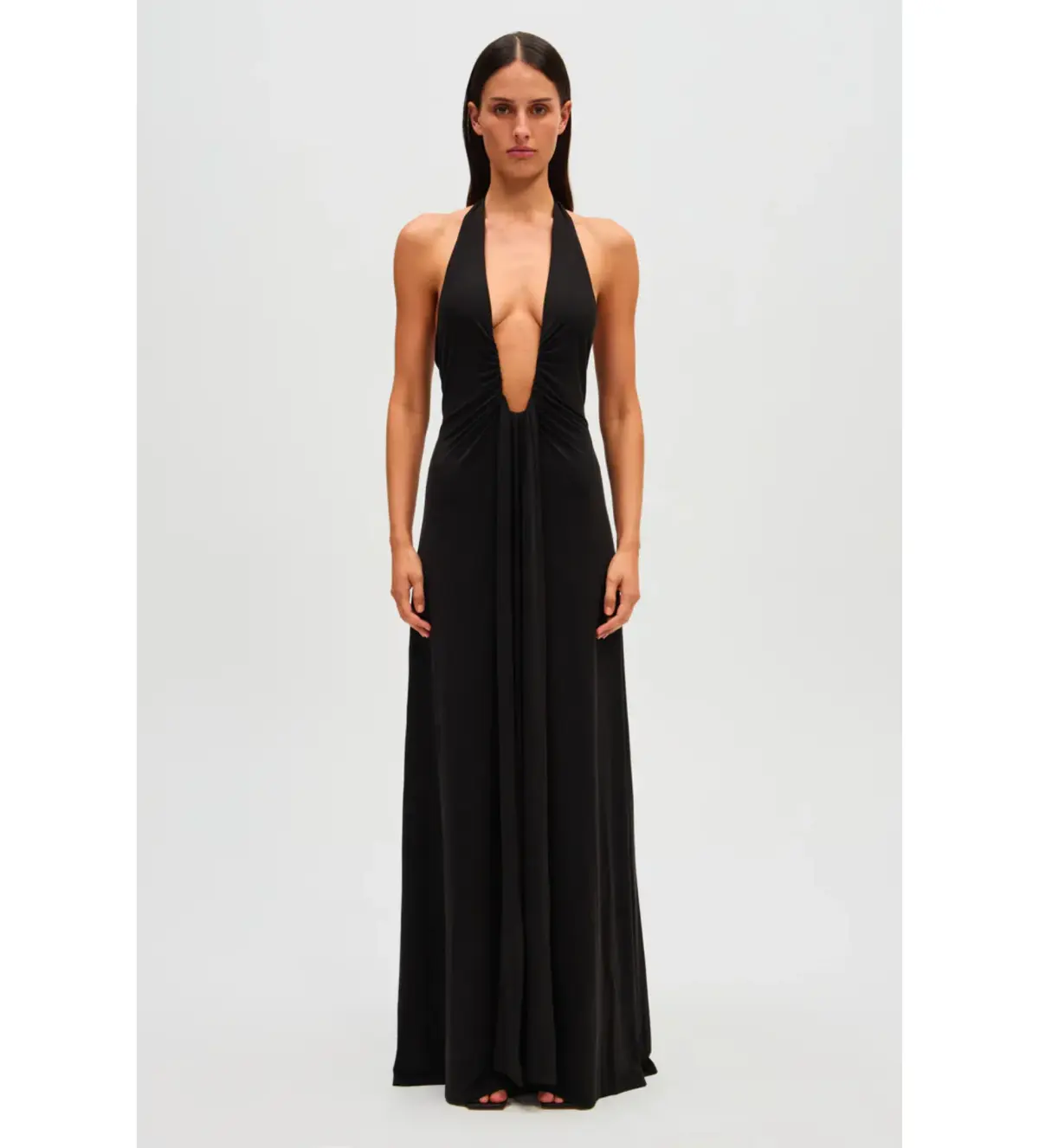Misha Jennifer Cupro Dress Black Size 6 - Image 1