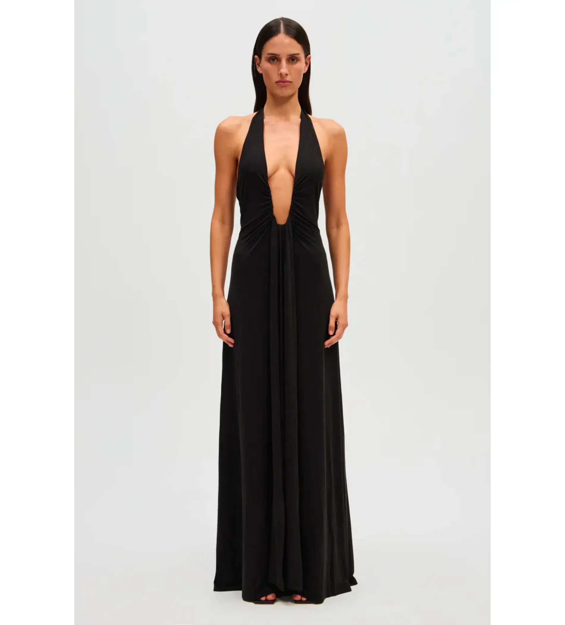 Misha Jennifer Cupro Dress Black Size 6 - Image 1