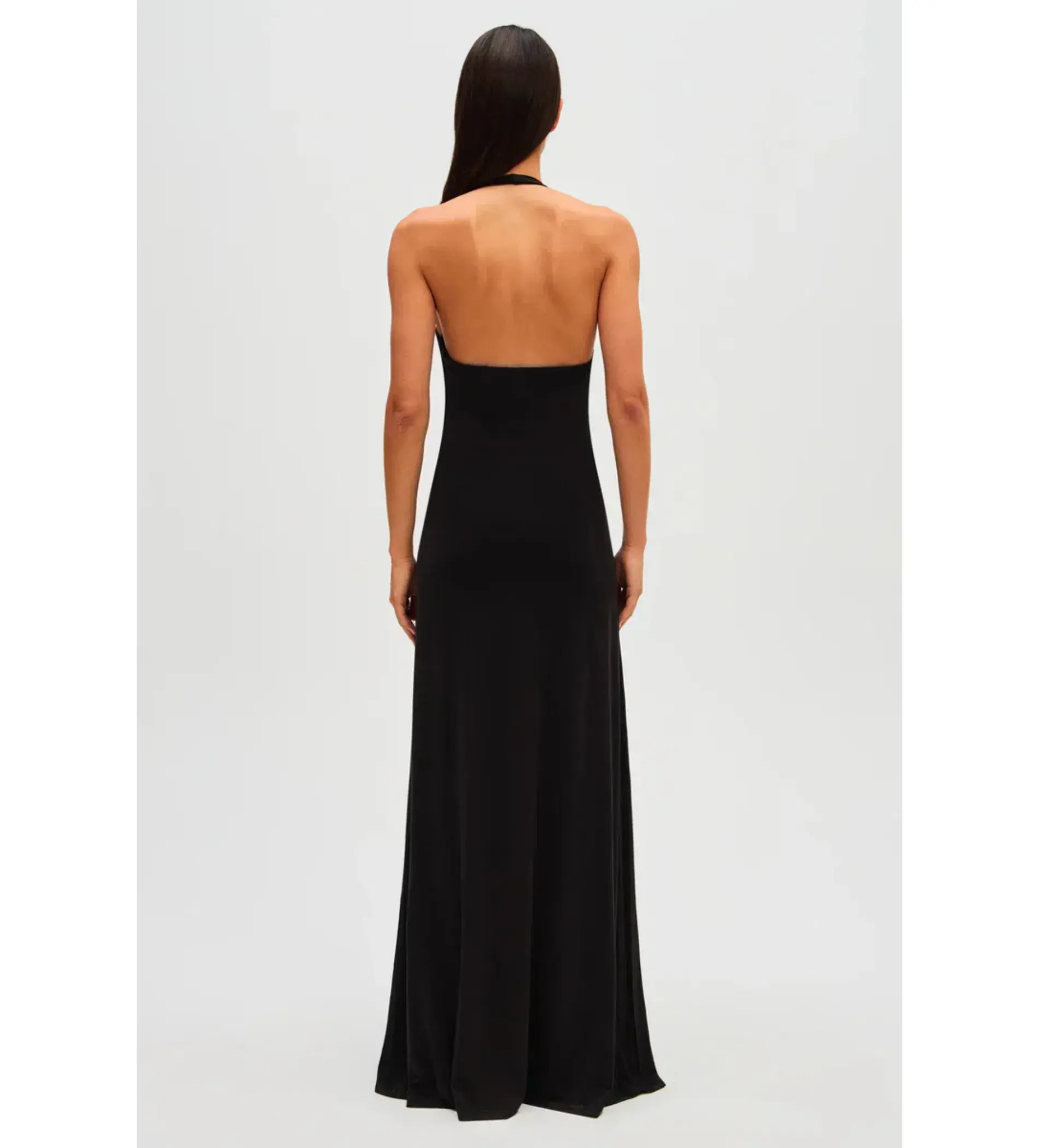 Misha Jennifer Cupro Dress Black Size 6 - Image 3