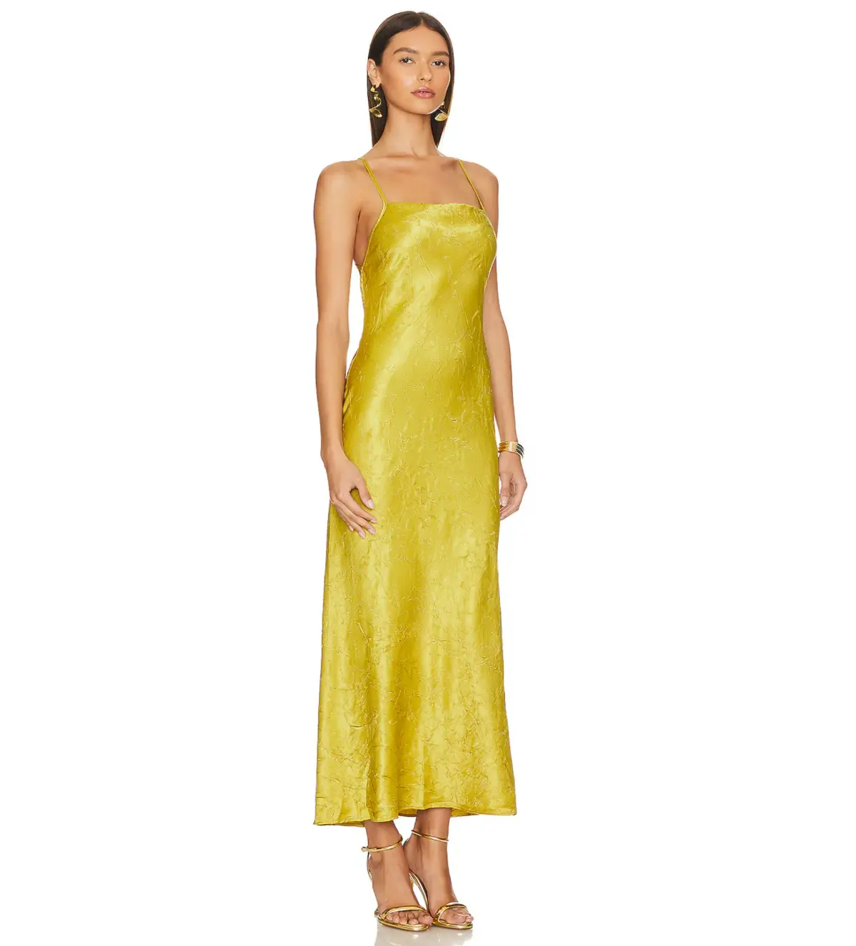 Bec & Bridge Carolina Maxi Dress Olive Oil Size AU 8 - Image 2