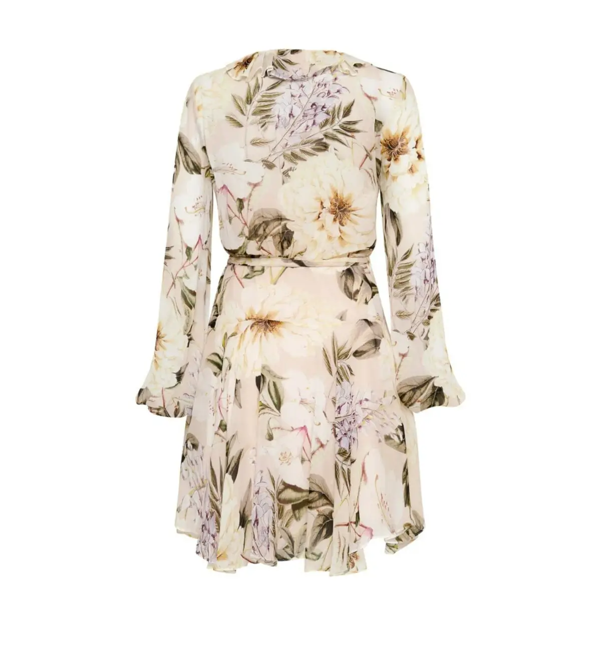 Sofia The Label Arabella Wrap Frill Dress Flora Print Size AU 8 - Image 6