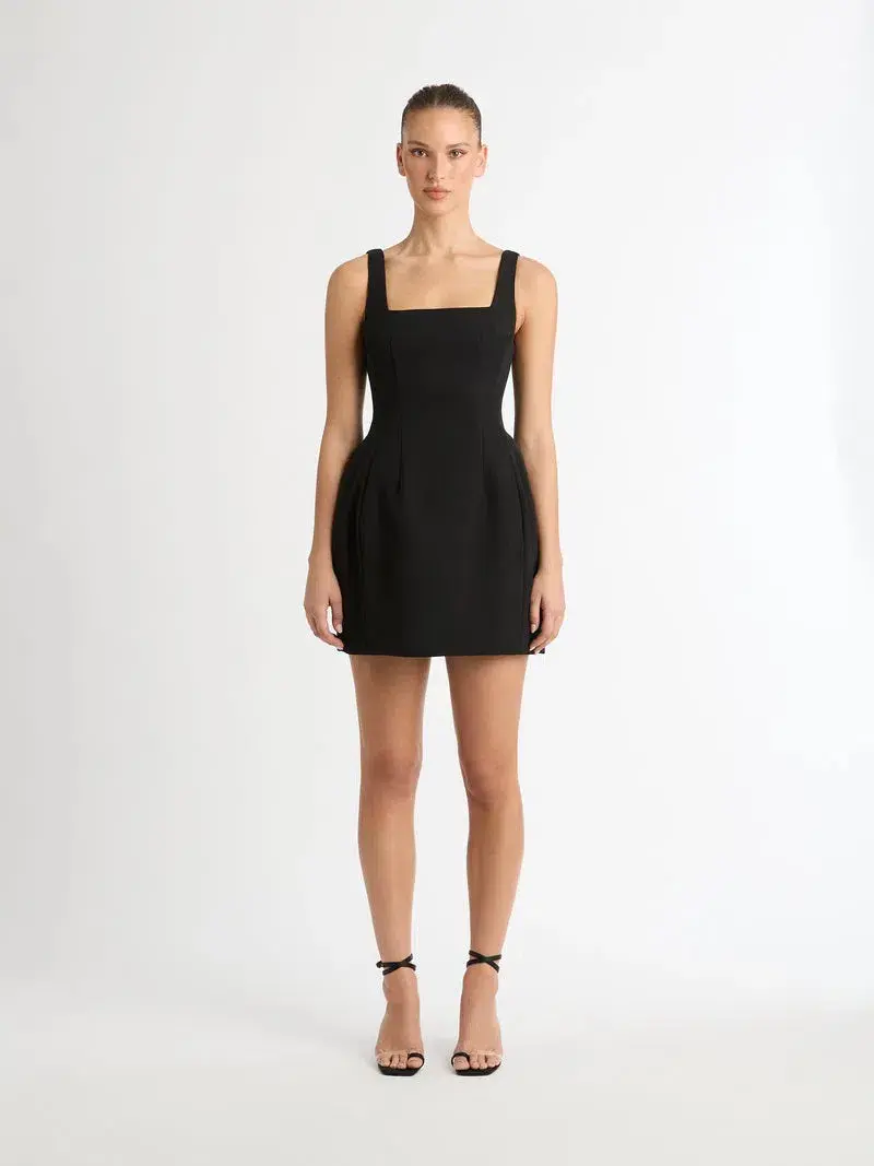 Sheike x Mariam Seddiq Beck Mini Dress Black Size AU 10 - Image 1