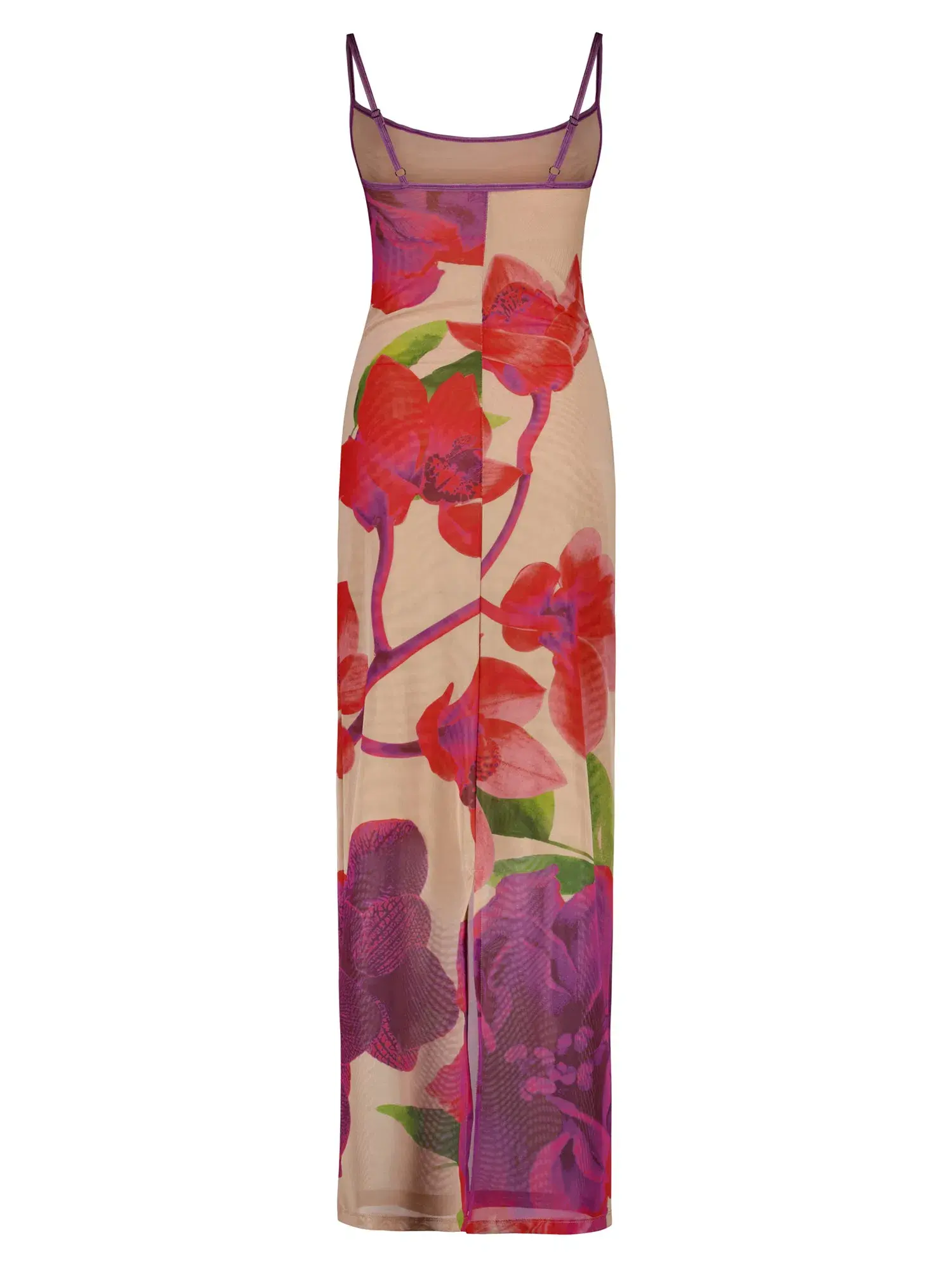 With Harper Lu Slip Dress Mesh Fuschia Bloom Size M / AU 10 - Image 6