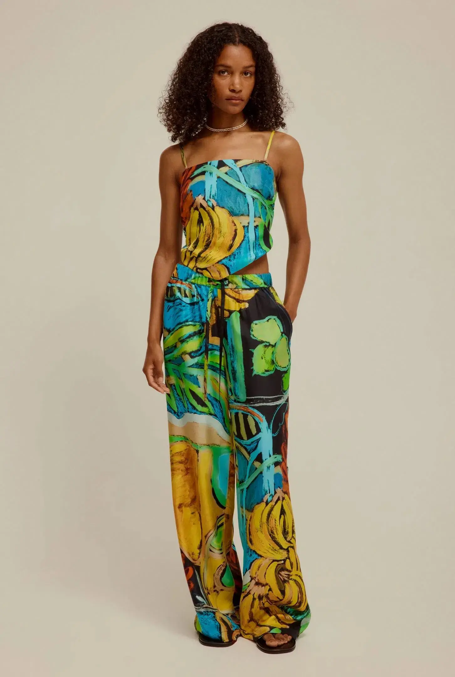 Venroy Jamaica Scene Top & Pant Set Print Size 8 - Image 1