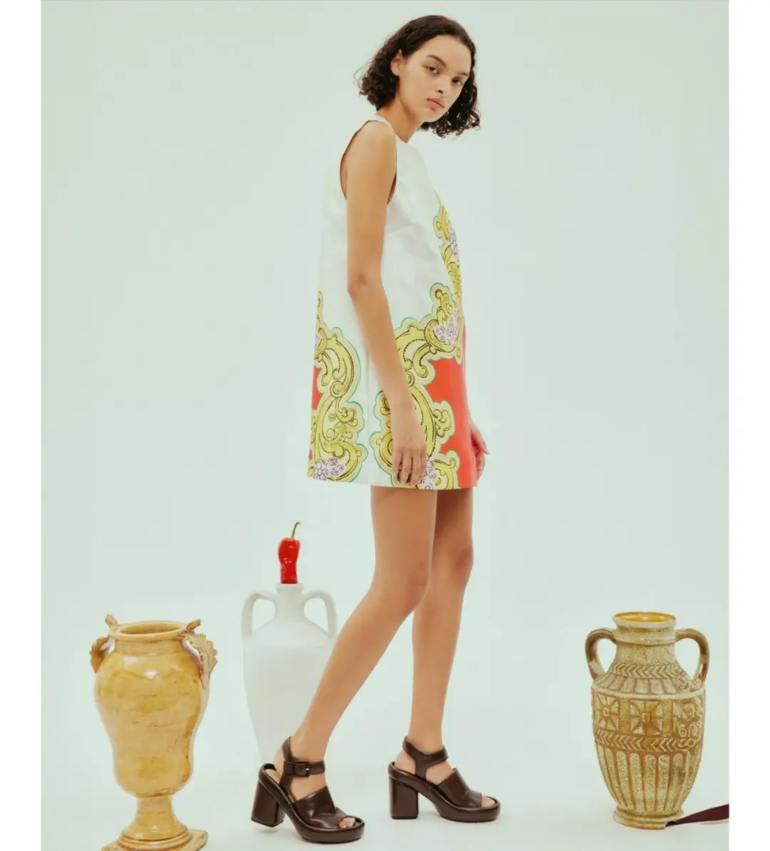 Alemais Sierra Mini Dress Print Size AU 8 for rent on The Volte - main image