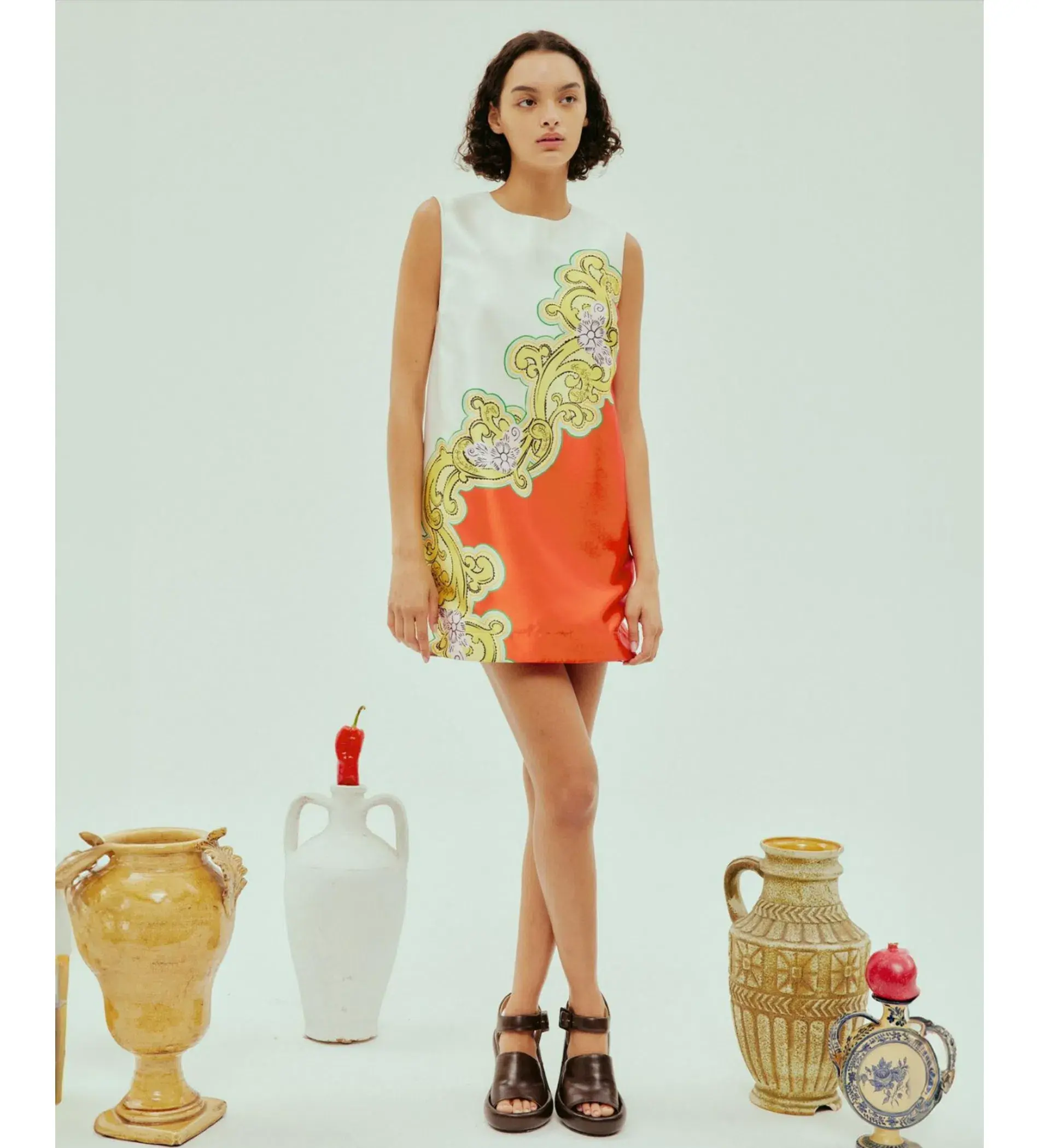 Alemais Sierra Mini Dress Print Size AU 8 - Image 2