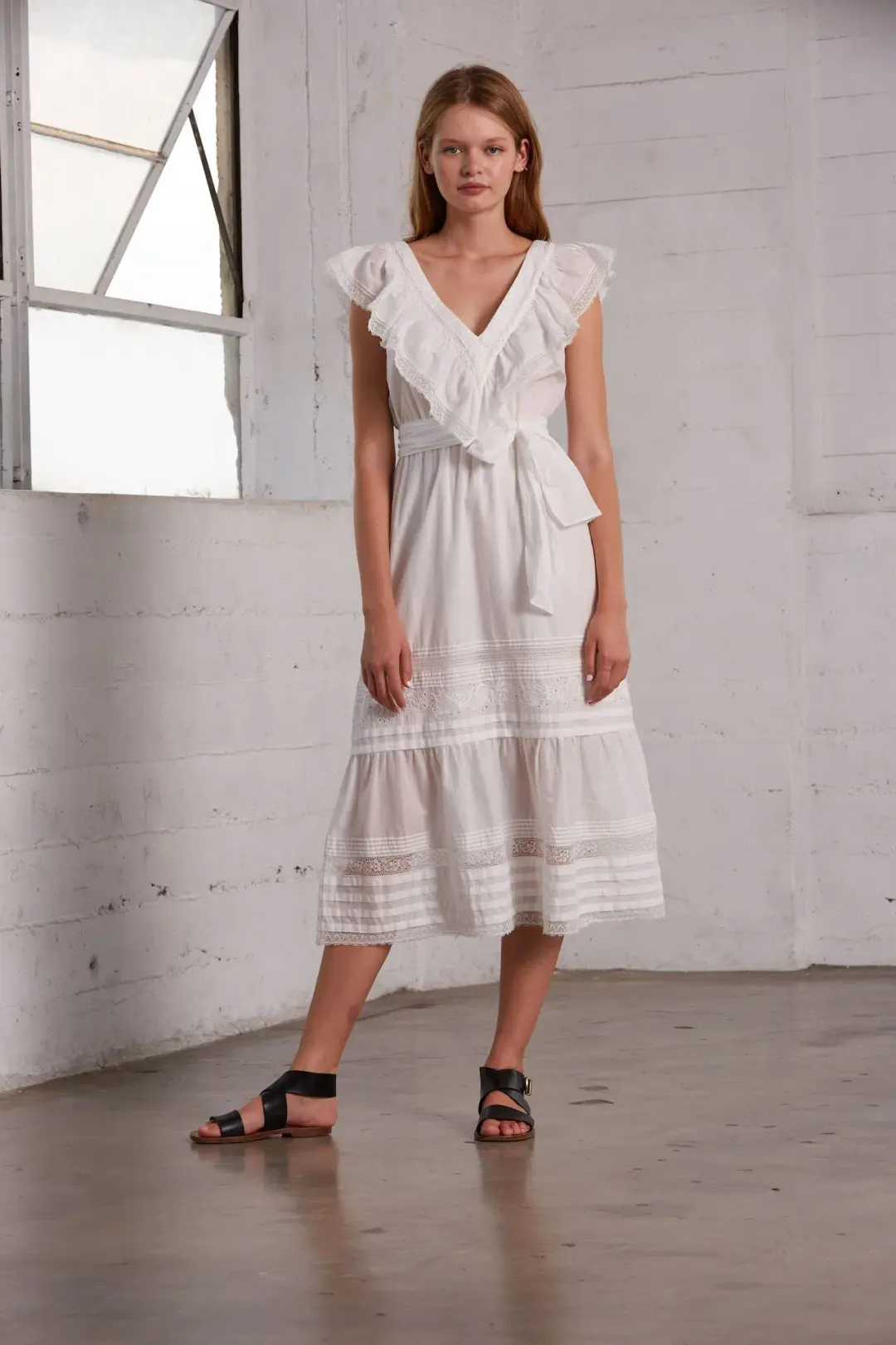 St. Roche Wonderland Dress White Size M / AU 10 for rent on The Volte - main image