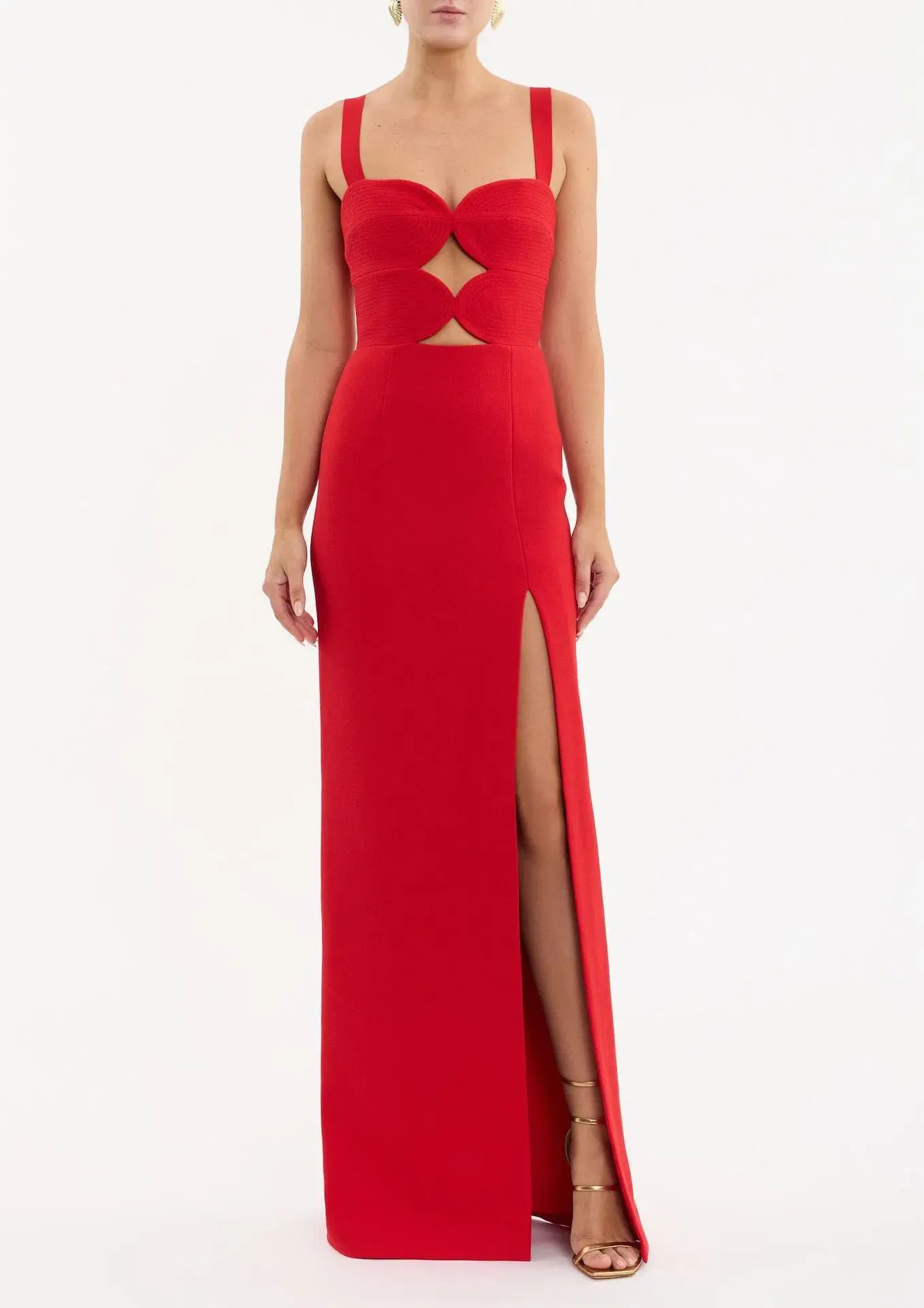Rebecca Vallance Karina Gown in Red Size 6 - Image 1