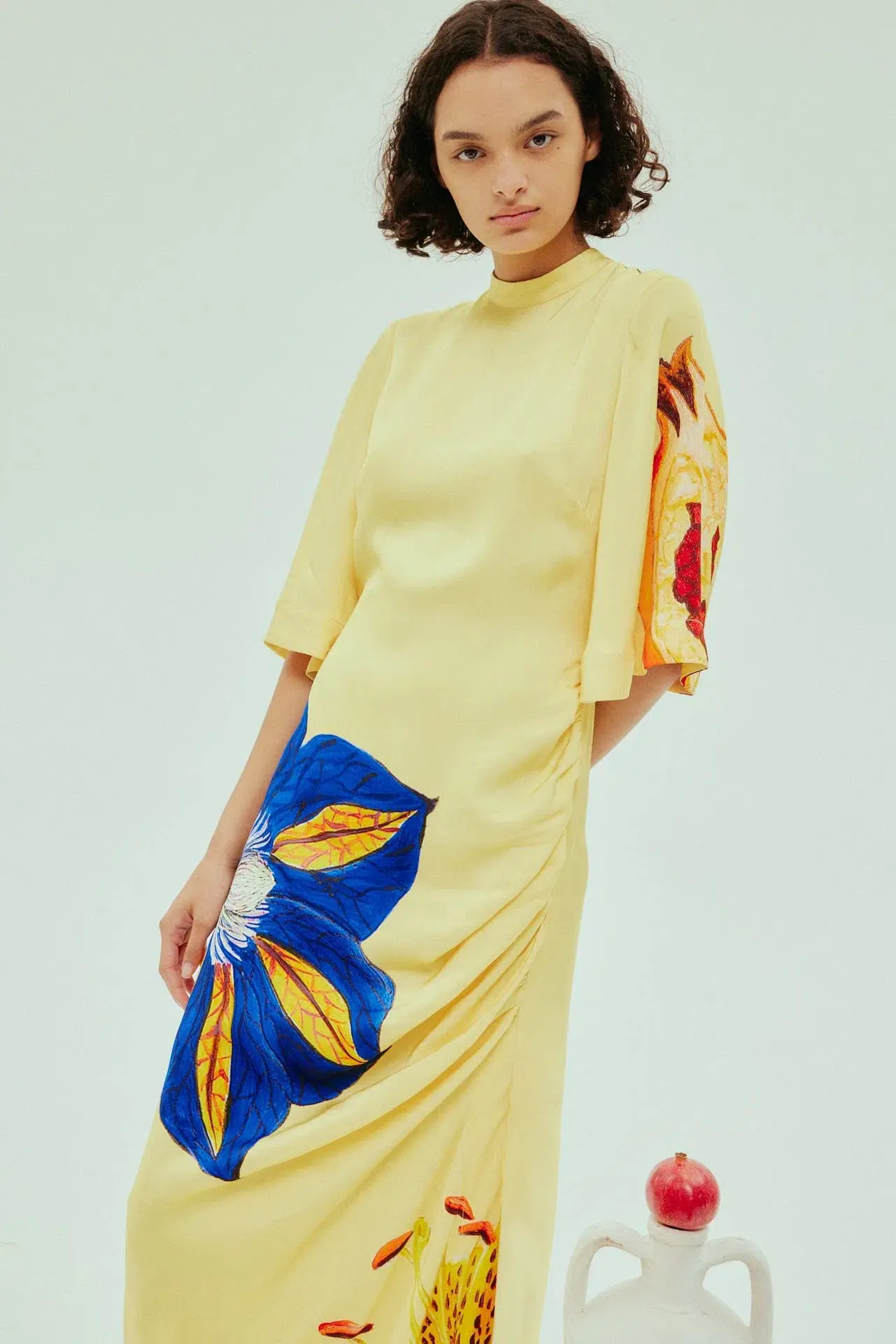 Alemais Dahlia Midi Dress Yellow Size 8  - Image 4