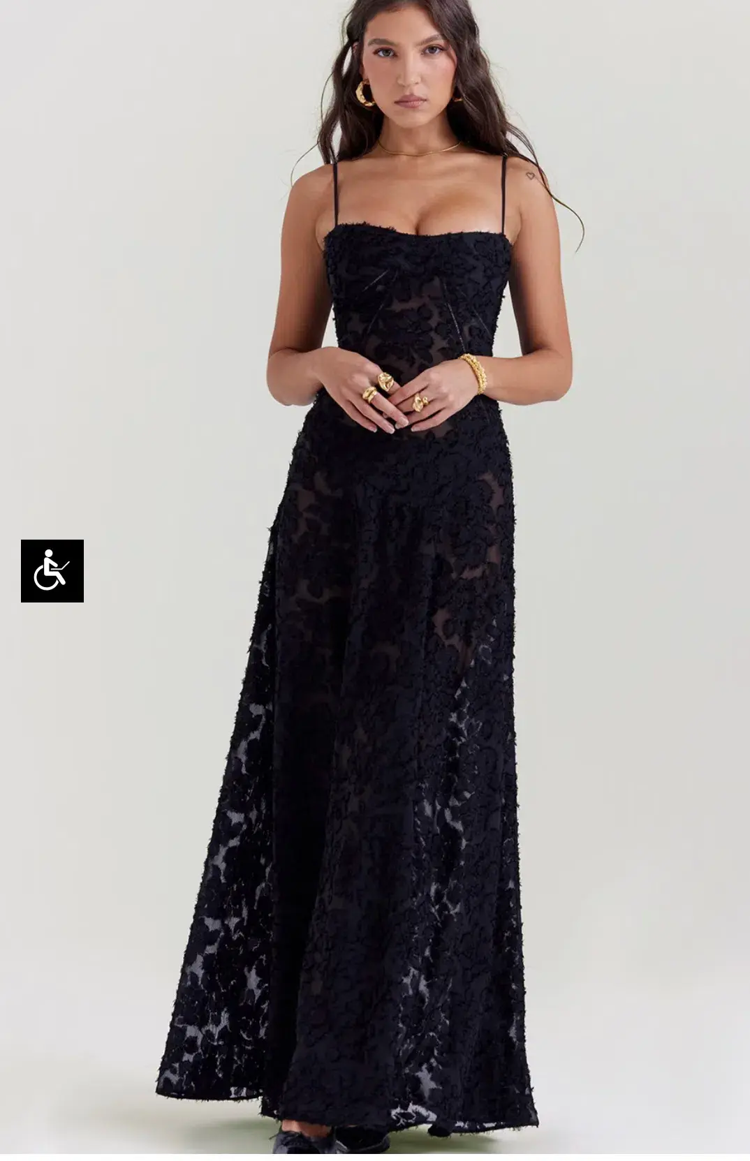 House of CB Seren Black dress Size S - Image 1