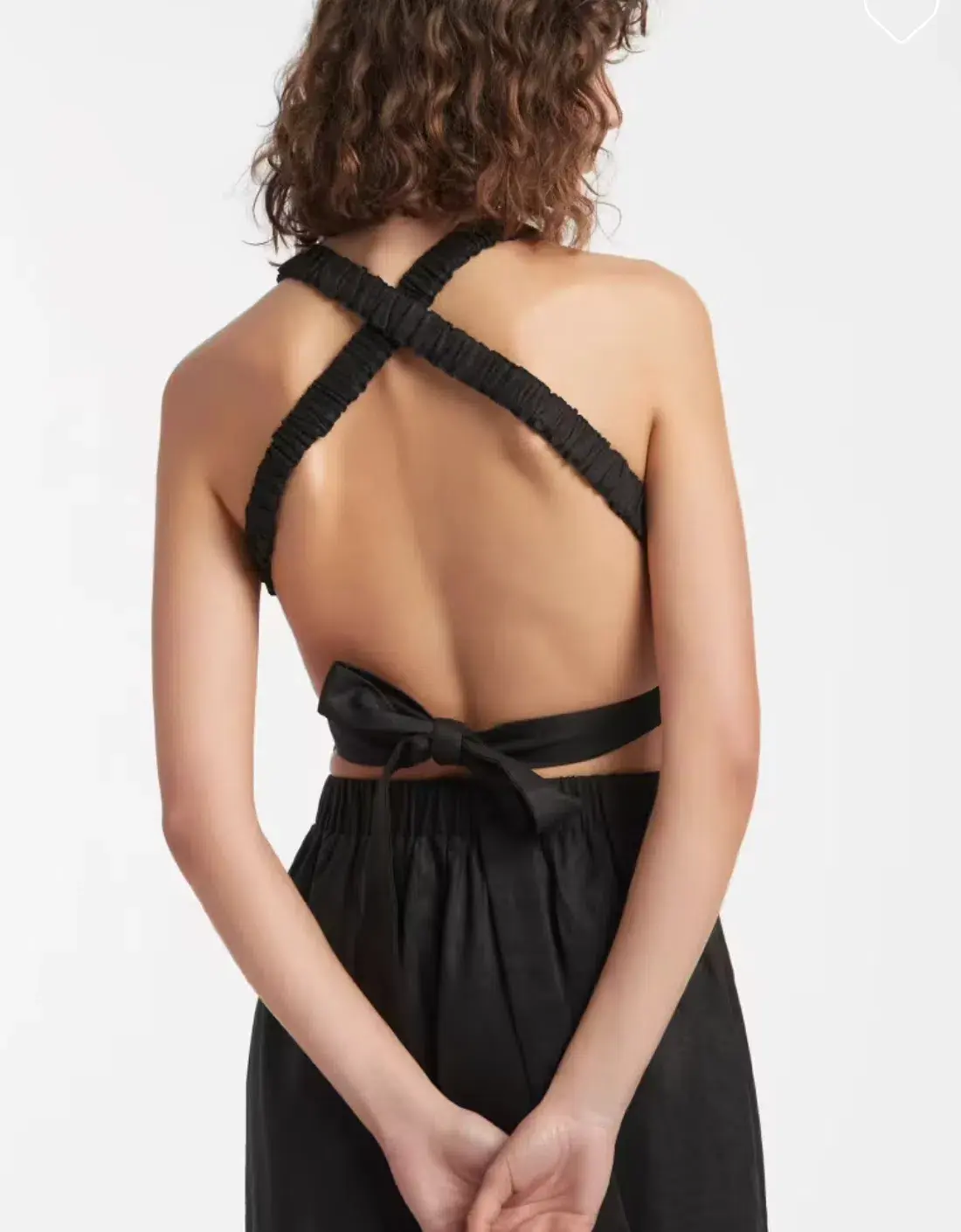 Sir The Label Franc Cross Back Gown Black Size 1 / AU 8 - Image 3