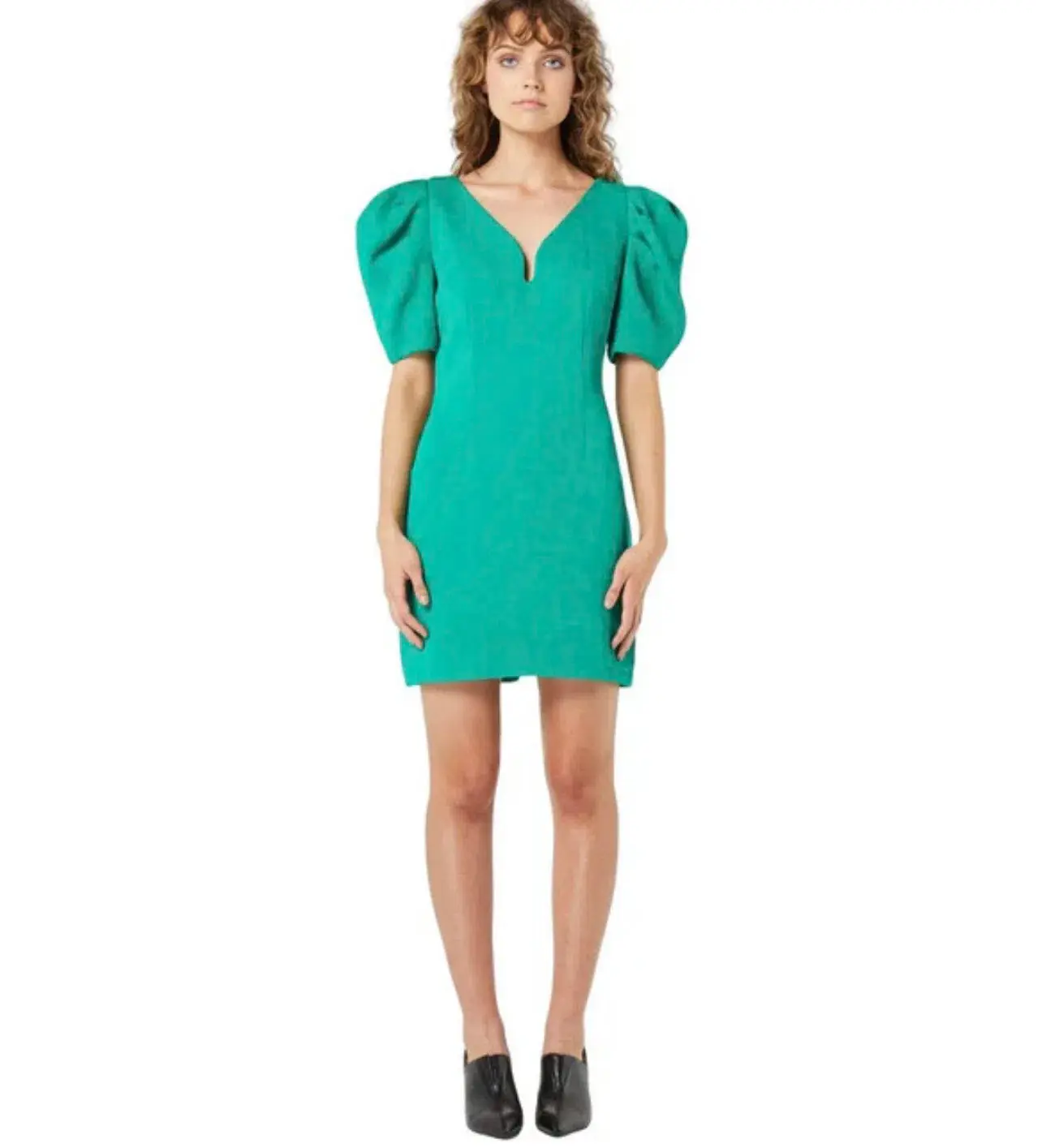 ELLIATT FLORIDITA MINI DRESS EMERALD - Image 4
