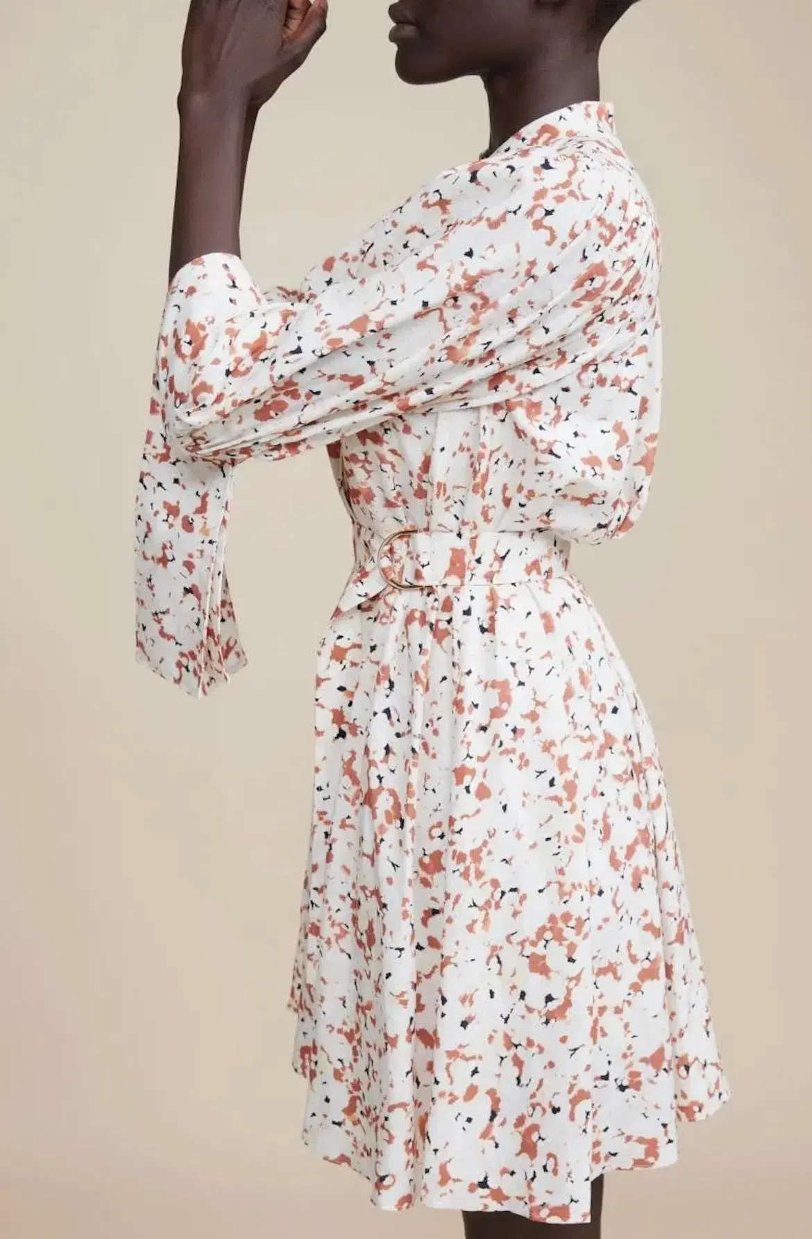 Acler Holman Terrazzo Dress, Size 8. - Image 3
