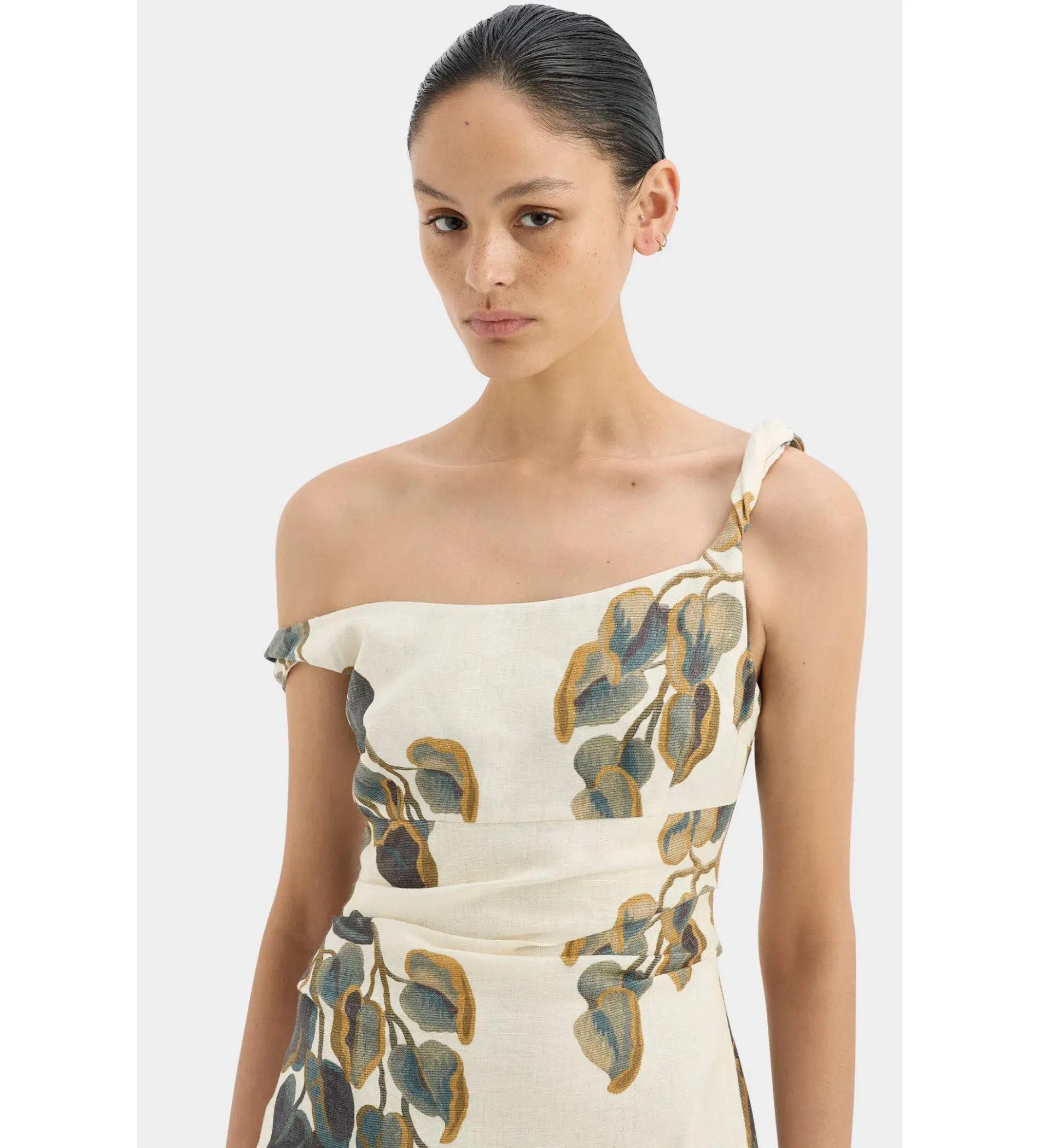 Sir The Label Evalita Twist Midi Dress Pine Valley Size 10 - Image 3