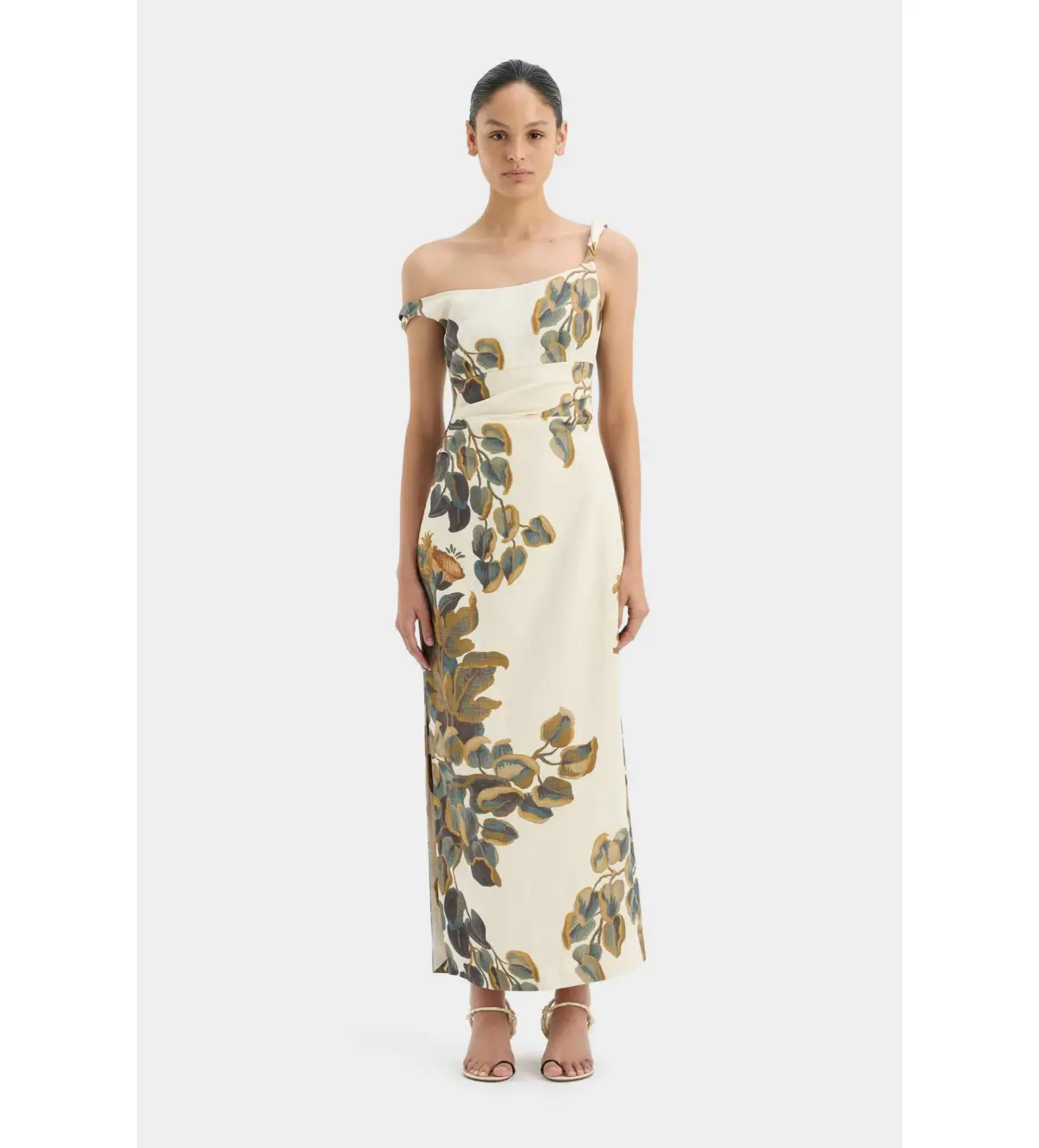 Sir The Label Evalita Twist Midi Dress Pine Valley Size 10 - Image 1