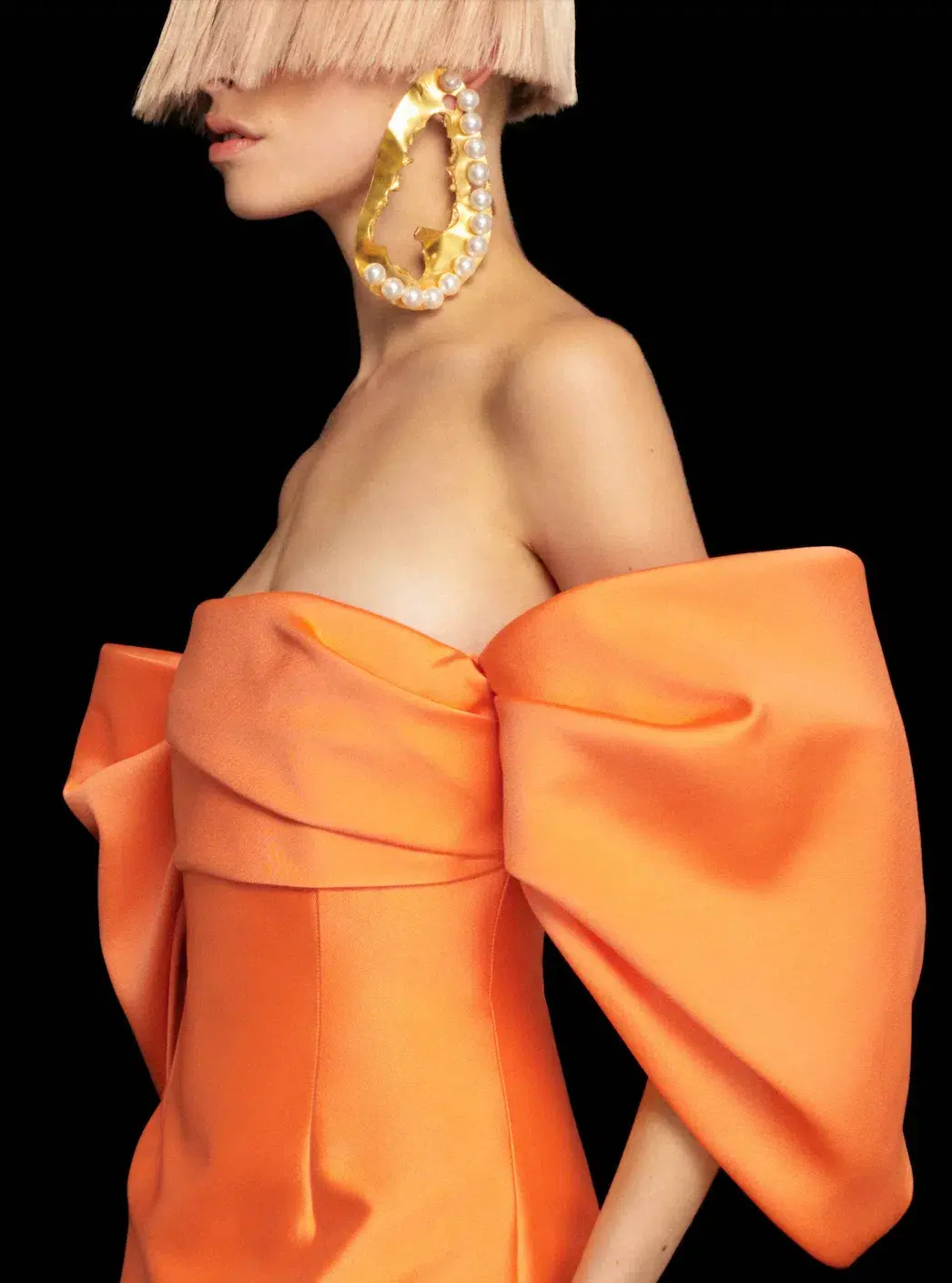 Solace London The Elina Mini Dress Coral Size 10  - Image 3