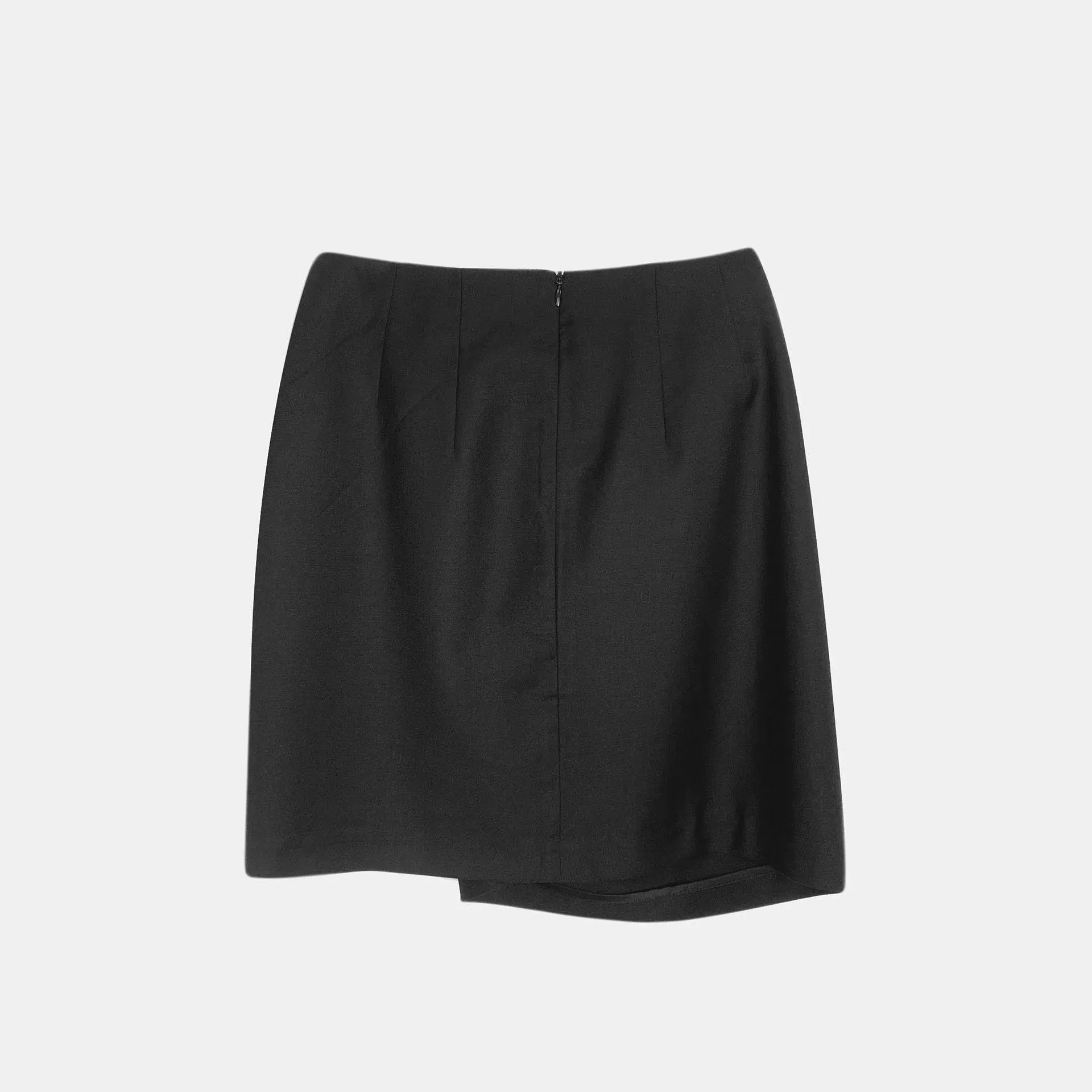 Anna Quan Emelia Ruched Mini Skirt Black Size 12  - Image 8