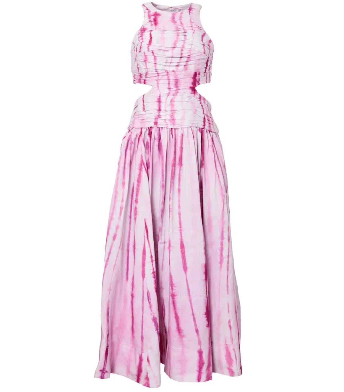 Aje Introspect Ripple Cut Out Maxi Dress Ripple Tie Dye Size 4 - Image 6