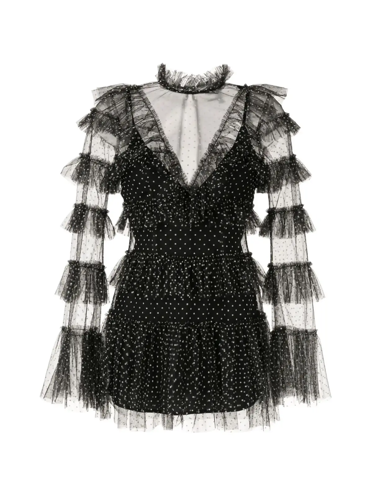 Alice McCall Tokyo Skies Mini Dress Black Size 8 - Image 4