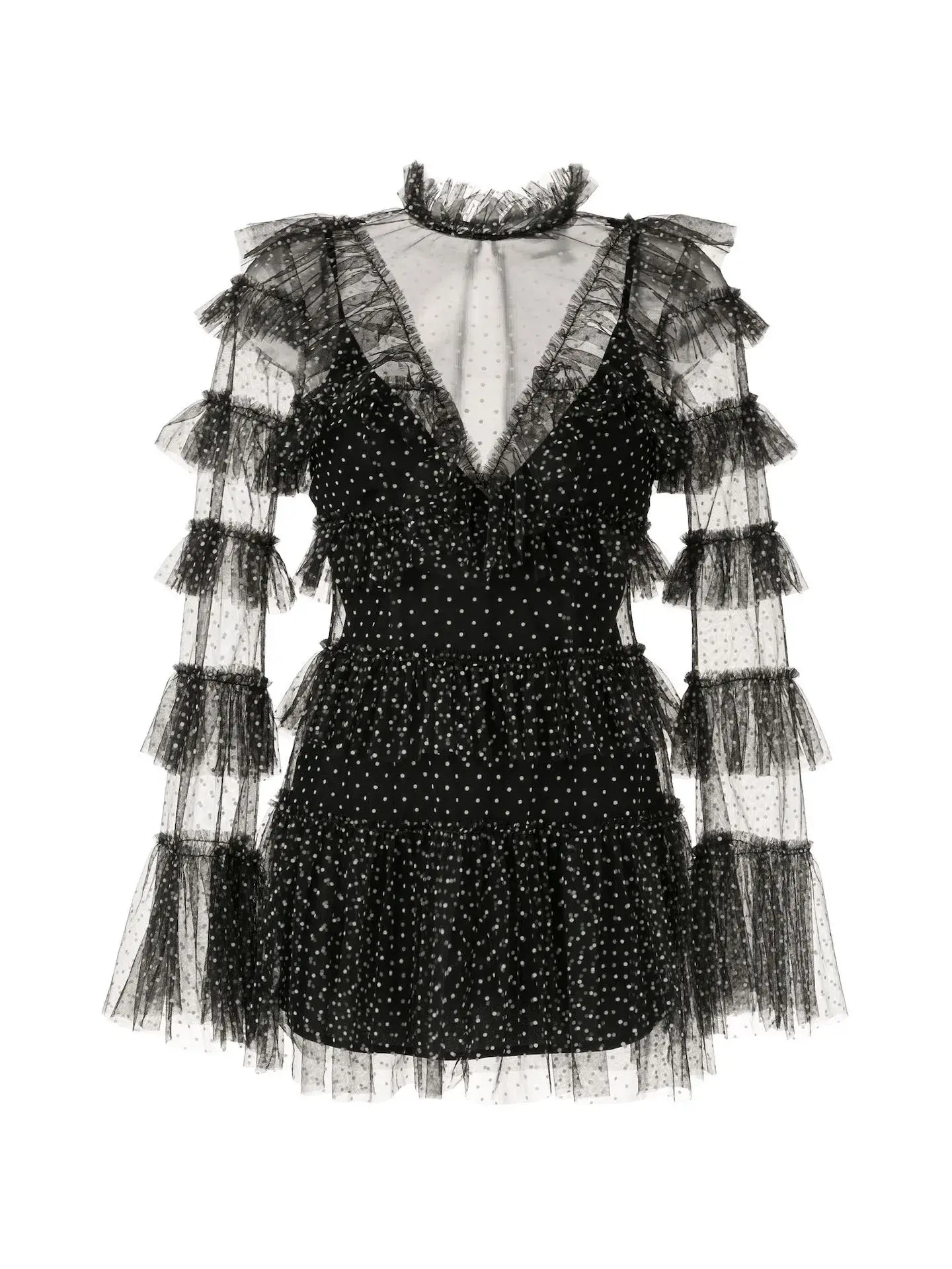 Alice McCall Tokyo Skies Mini Dress Black Size 8 - Image 4