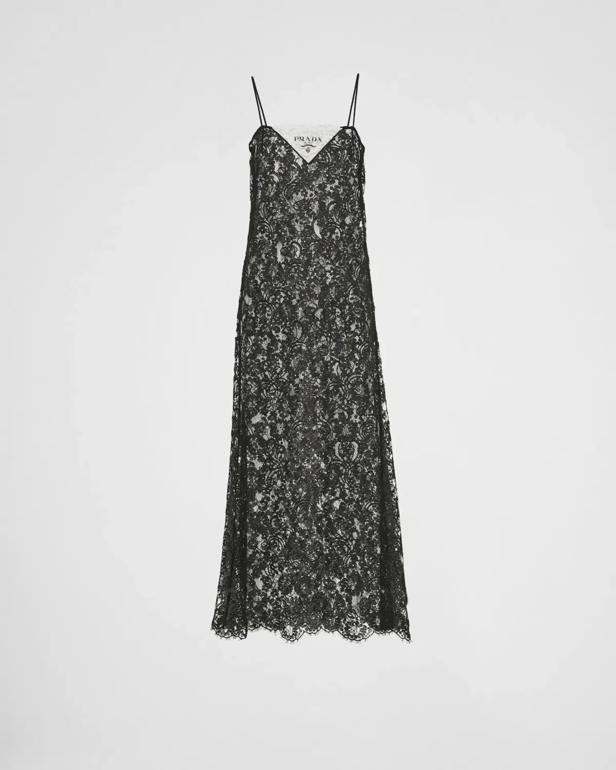Prada Lace Midi Dress Black Size 36 / AU 4 - Image 5