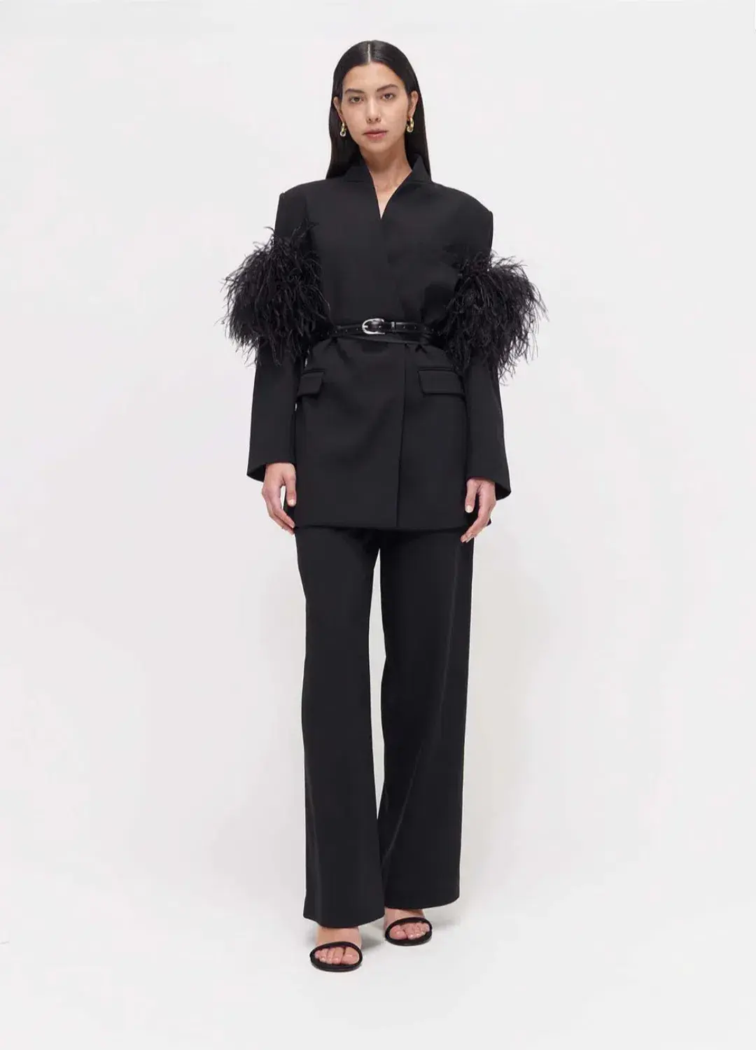 Rachel Gilbert Dani Jacket Mini Dress Black Size XS / AU 6  for rent on The Volte - main image