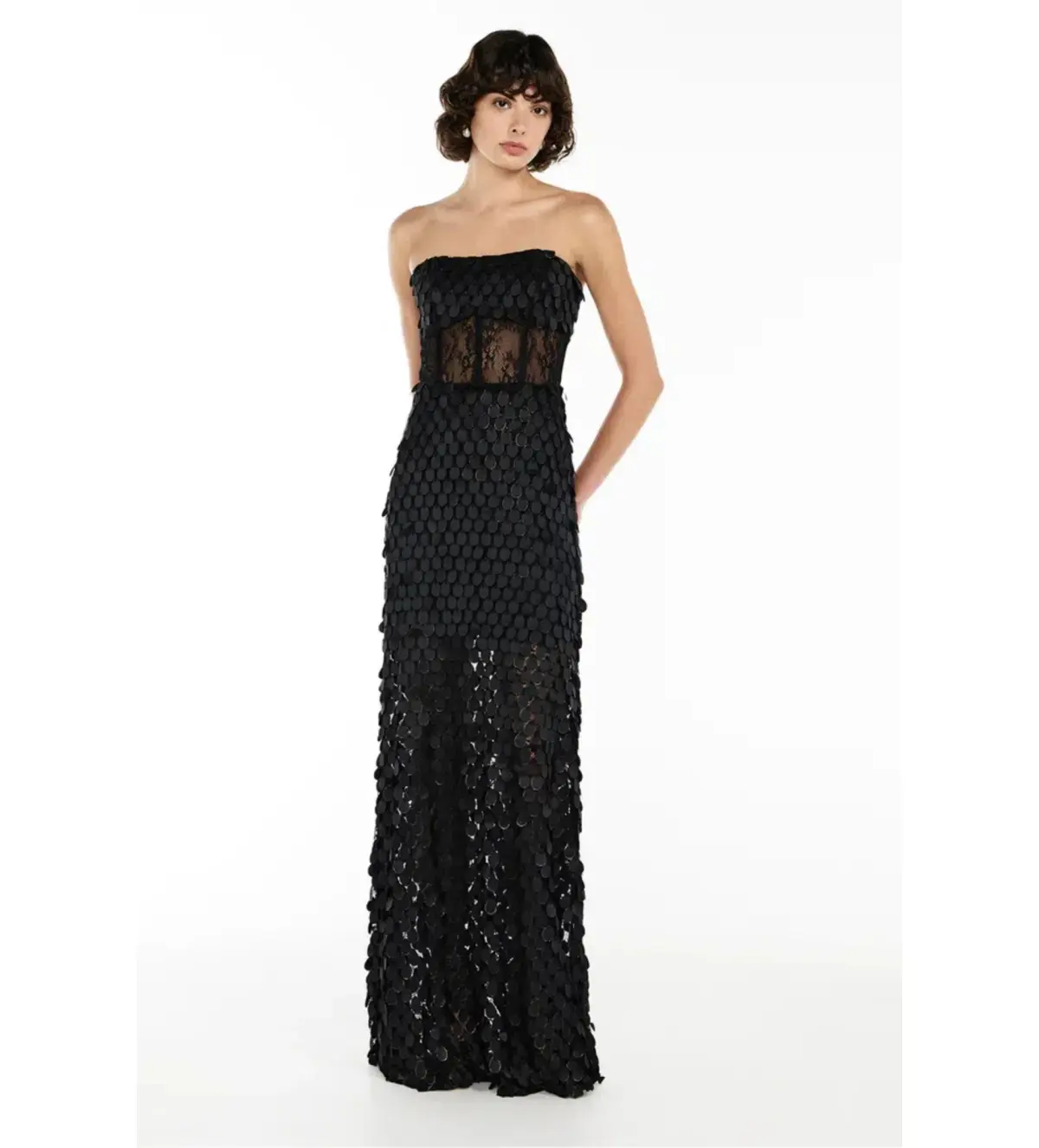 Manning Cartell Supreme Extreme Strapless Gown Black Size AU 6 - Image 2