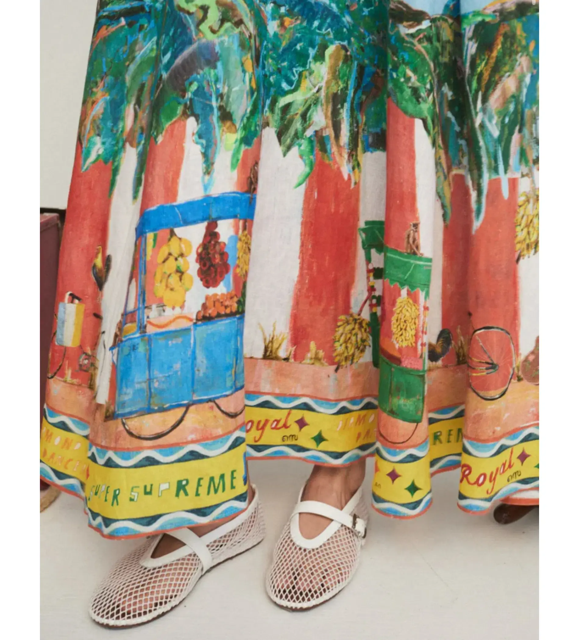 Alemais All Aboard Sundress Print Size AU 12  - Image 4