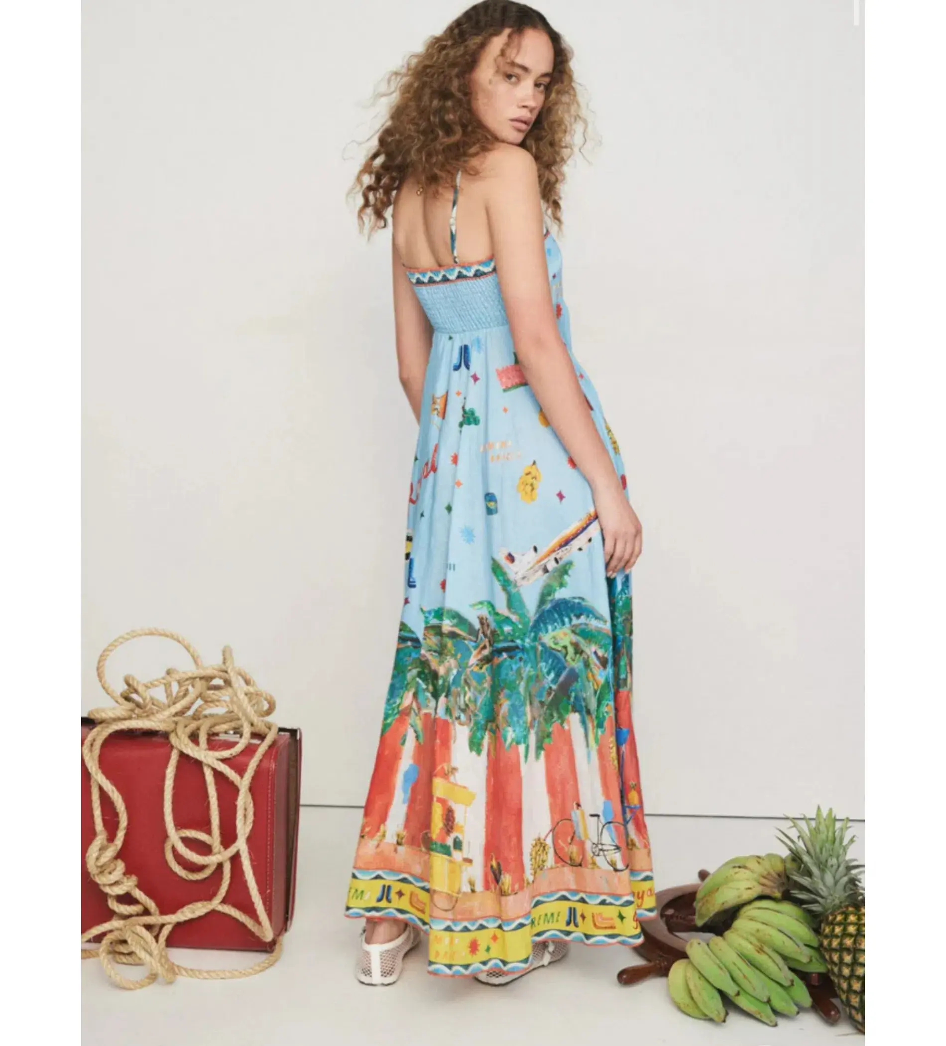 Alemais All Aboard Sundress Print Size AU 12  - Image 2