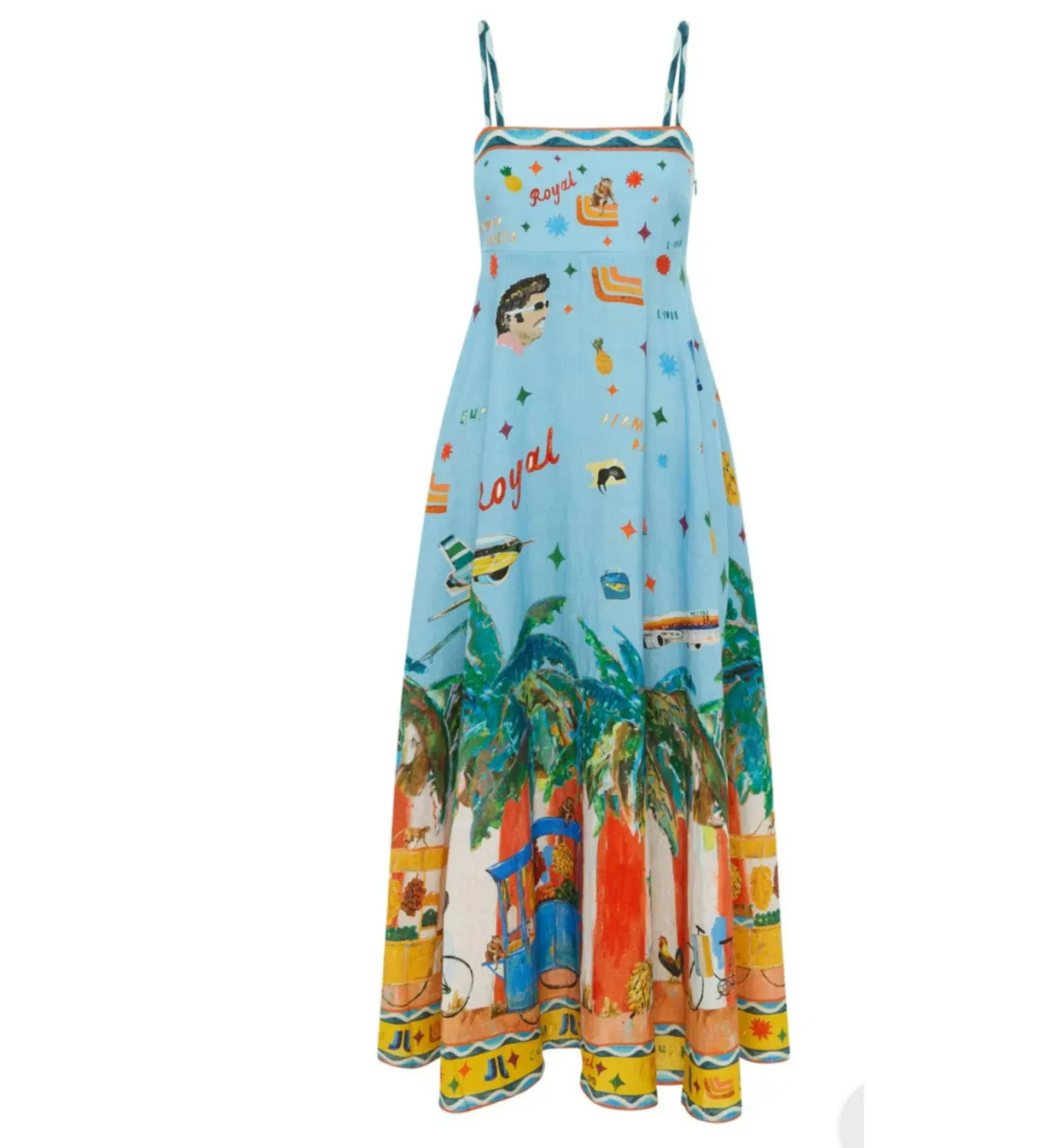 Alemais All Aboard Sundress Print Size AU 12  - Image 5