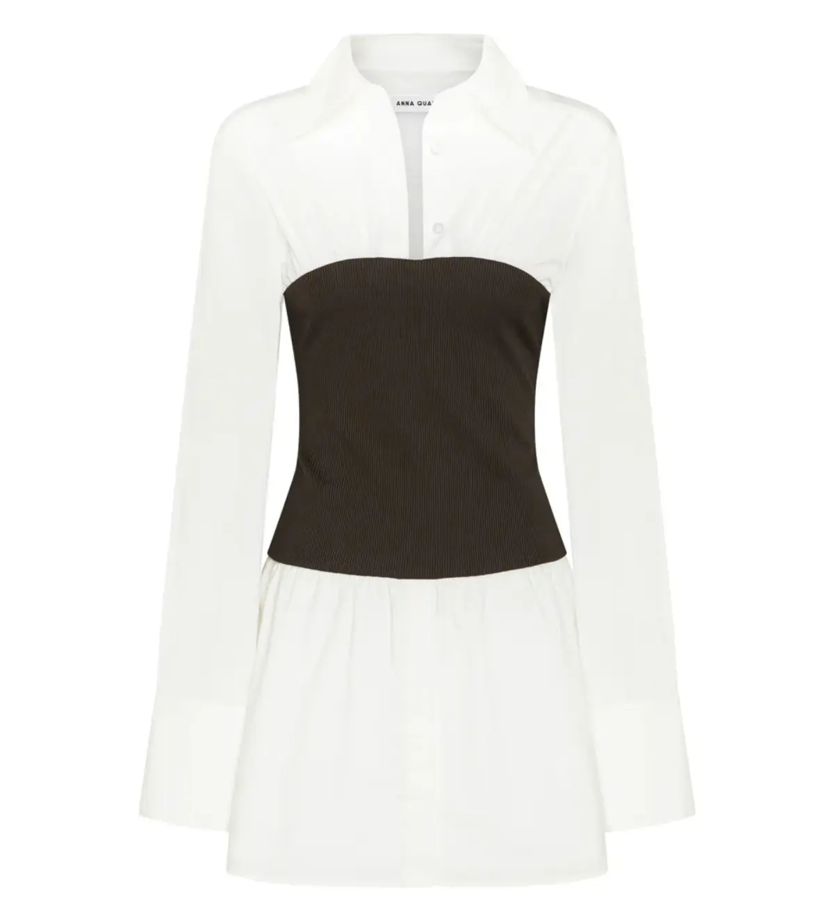 Anna Quan Claudia Dress in Dark Cocoa Size AU 12 - Image 4