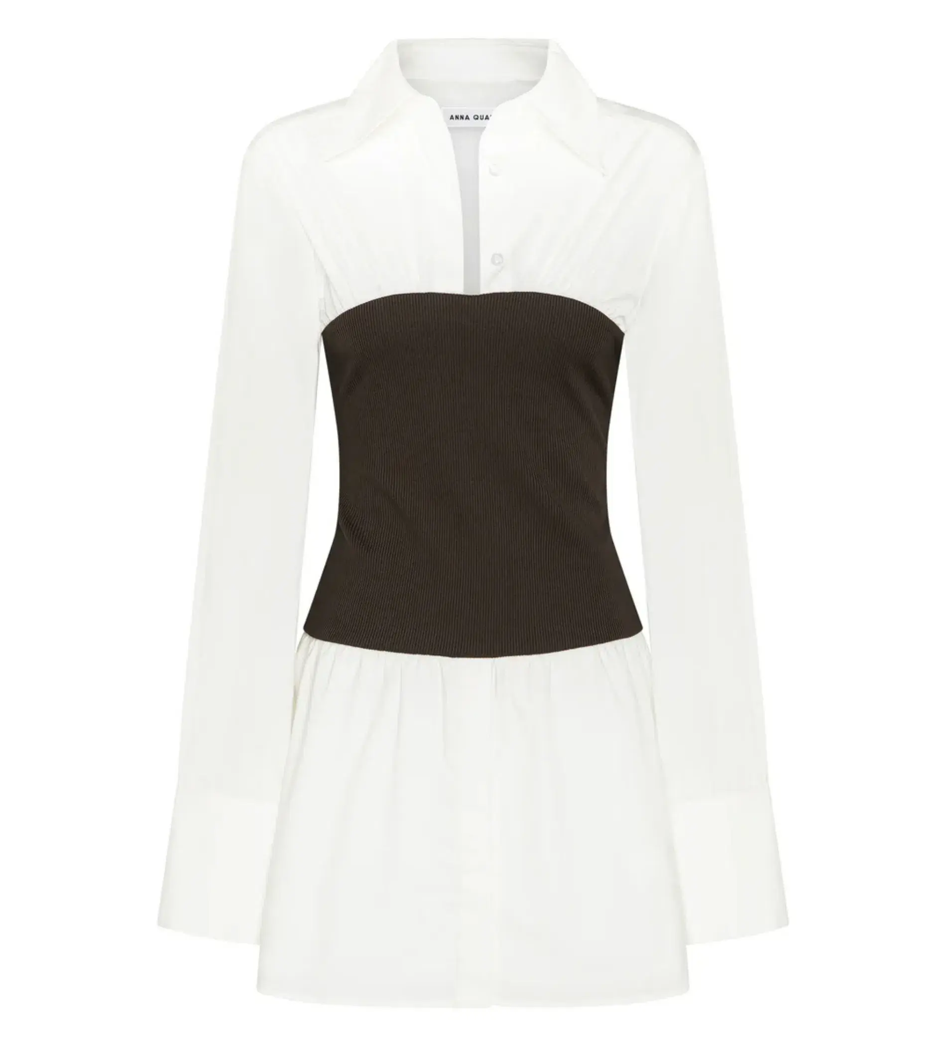 Anna Quan Claudia Dress in Dark Cocoa Size AU 12 - Image 4