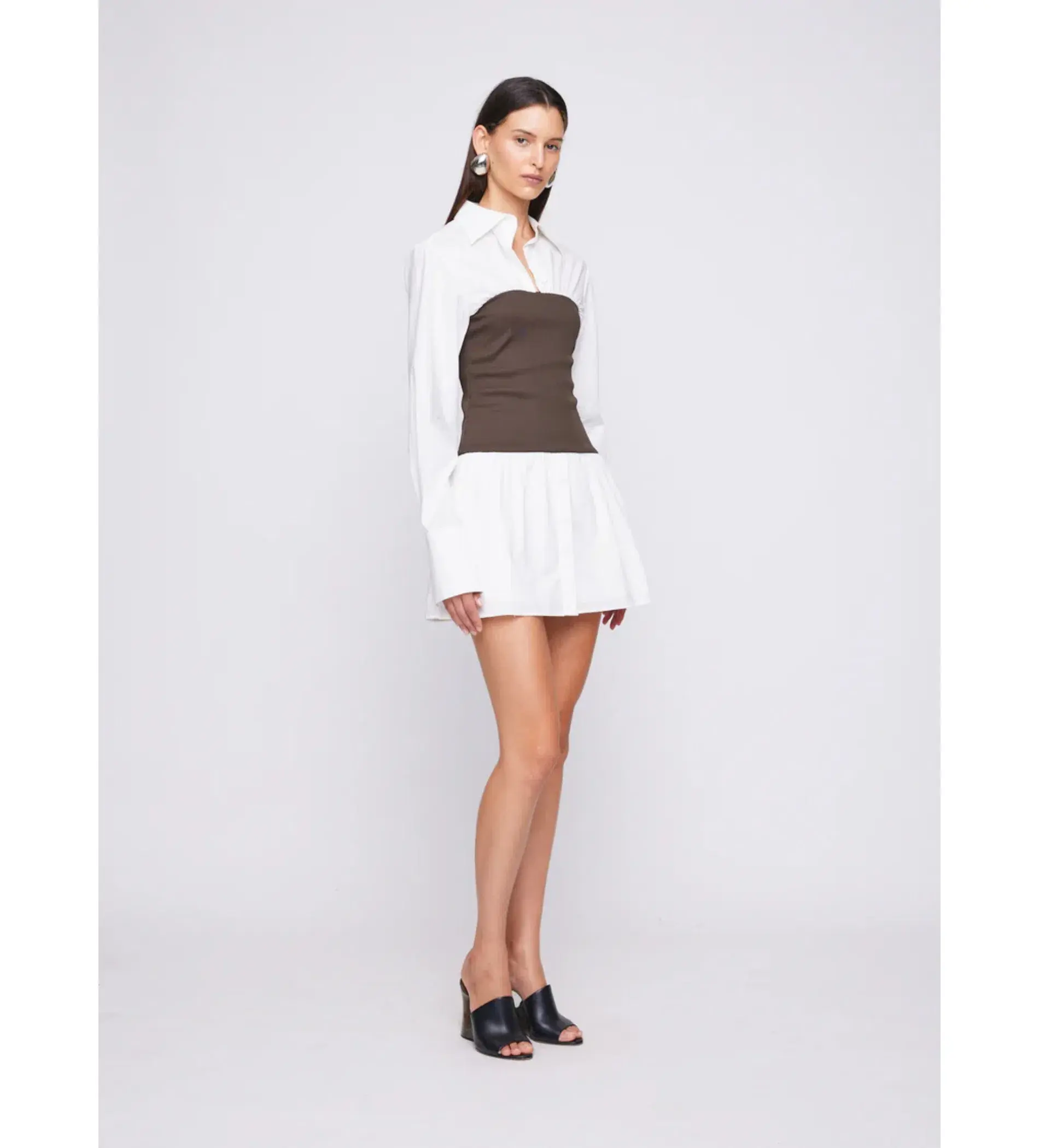 Anna Quan Claudia Dress in Dark Cocoa Size AU 12 - Image 2