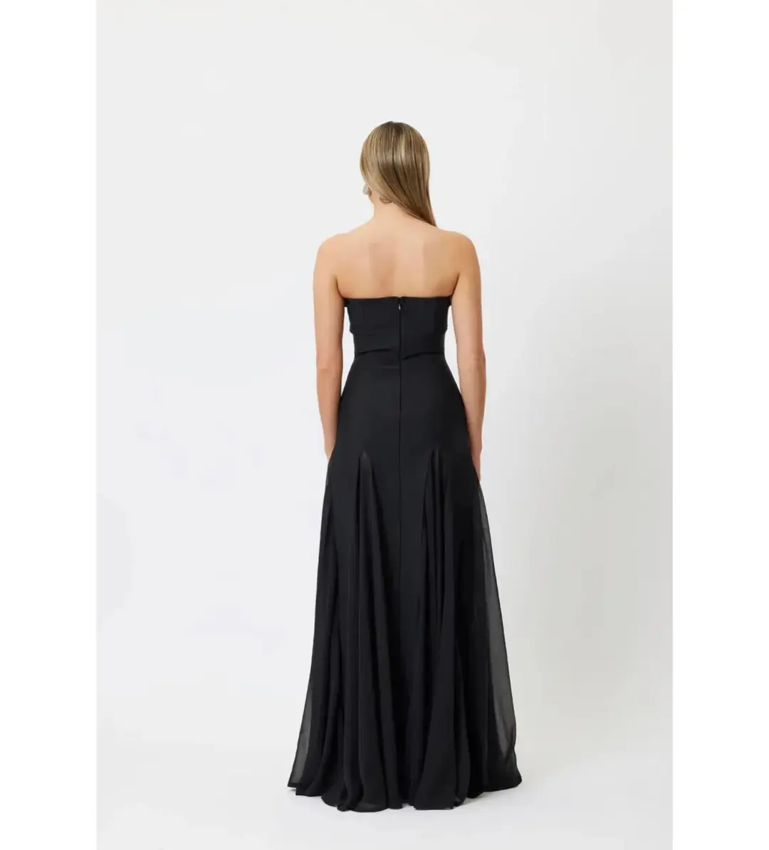 Bianca & Bridgett Mae Maxi Dress Black Size AU 8 for rent on The Volte - main image