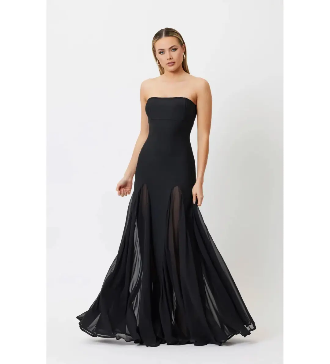 Bianca & Bridgett Mae Maxi Dress Black Size AU 8 for rent on The Volte - main image