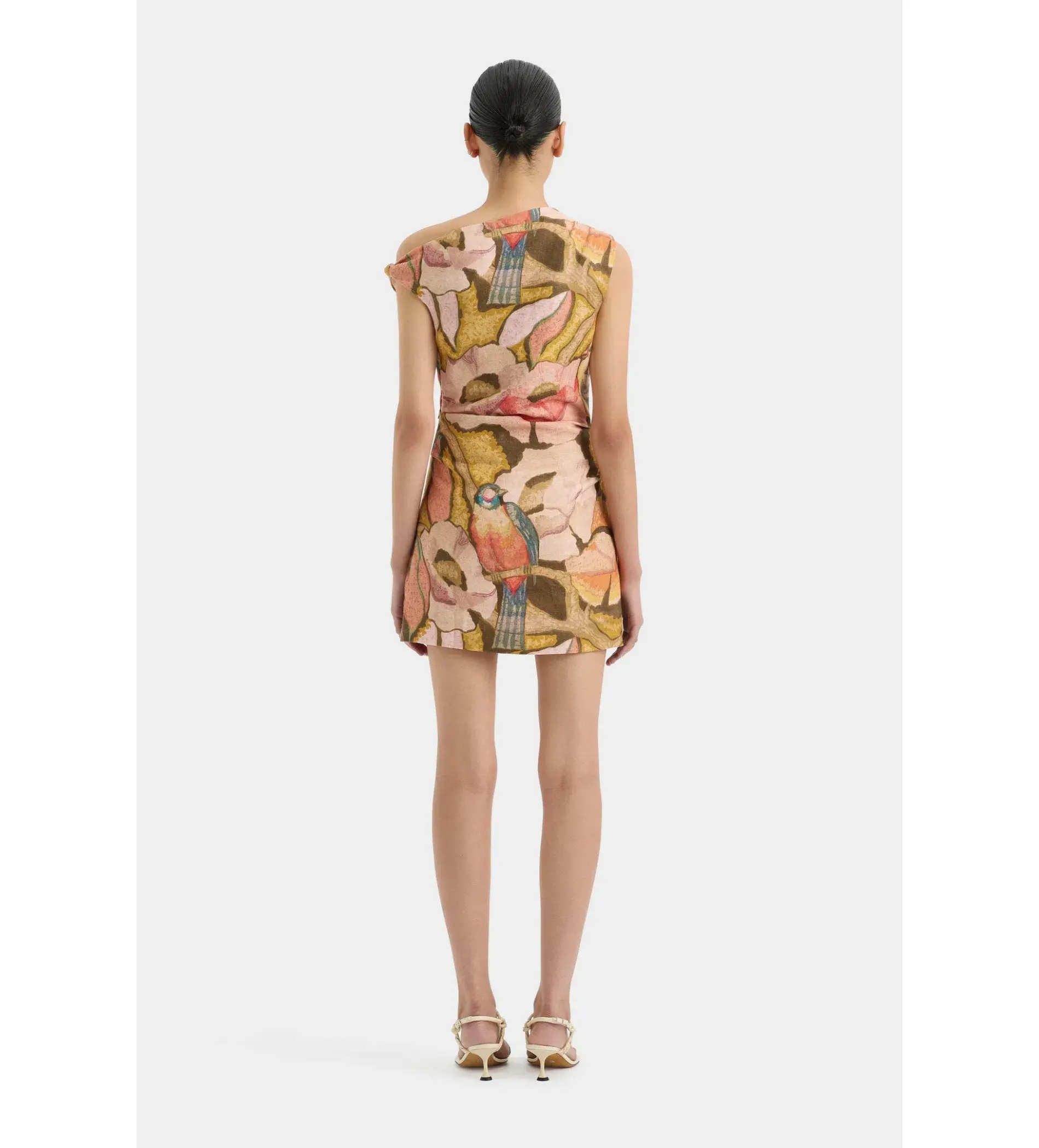 Sir The Label Talulah Knot Mini Dress in Sanderling Floral Size 1 / AU 8 - Image 3