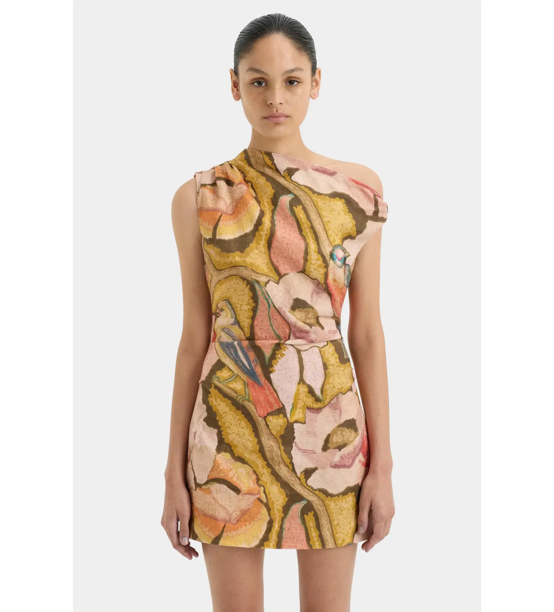 Sir The Label Talulah Knot Mini Dress in Sanderling Floral Size 1 / AU 8 - Image 2