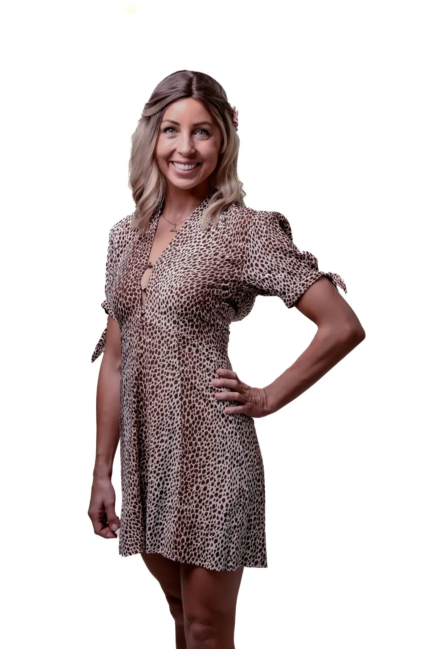Auguste The Label Auguste The Label Nala Cole Mini Dress Leopard Print Size AU 6  - Image 6