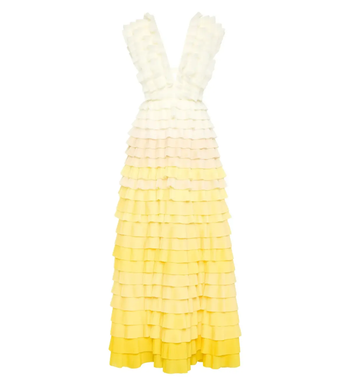 Aje Reflection Ombre Gown in Ivory/Acacia Yellow Size AU 16 - Image 6