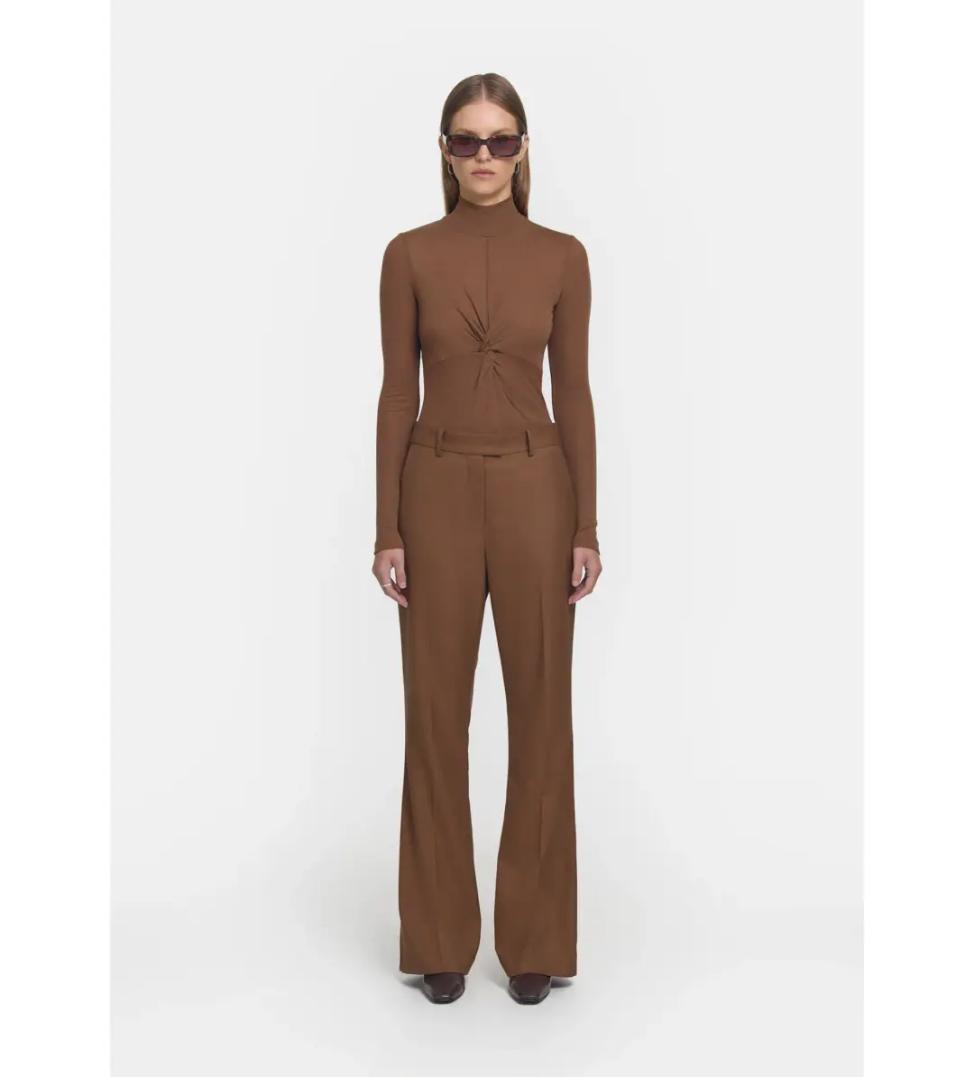Viktoria and Woods Murphy Trouser Rust Size AU 8 for rent on The Volte - main image