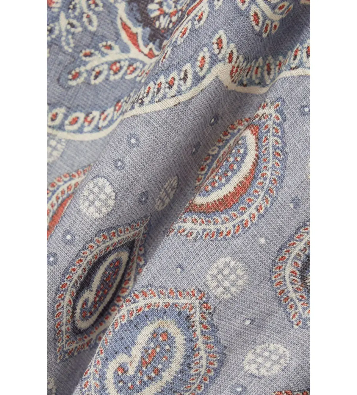 Zimmermann Vitali Paisley Linen Dress in Blue Size 3 / AU 14   - Image 3
